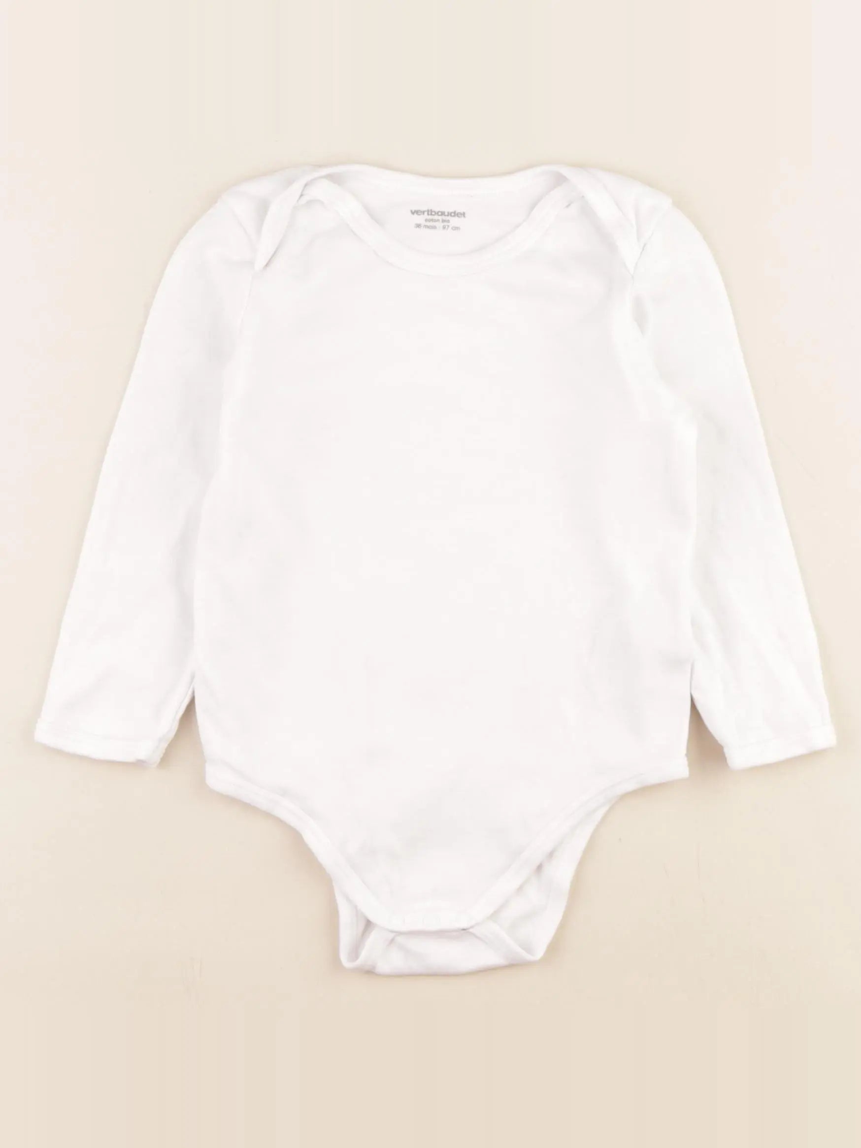 Vertbaudet - body blanc - 36 mois