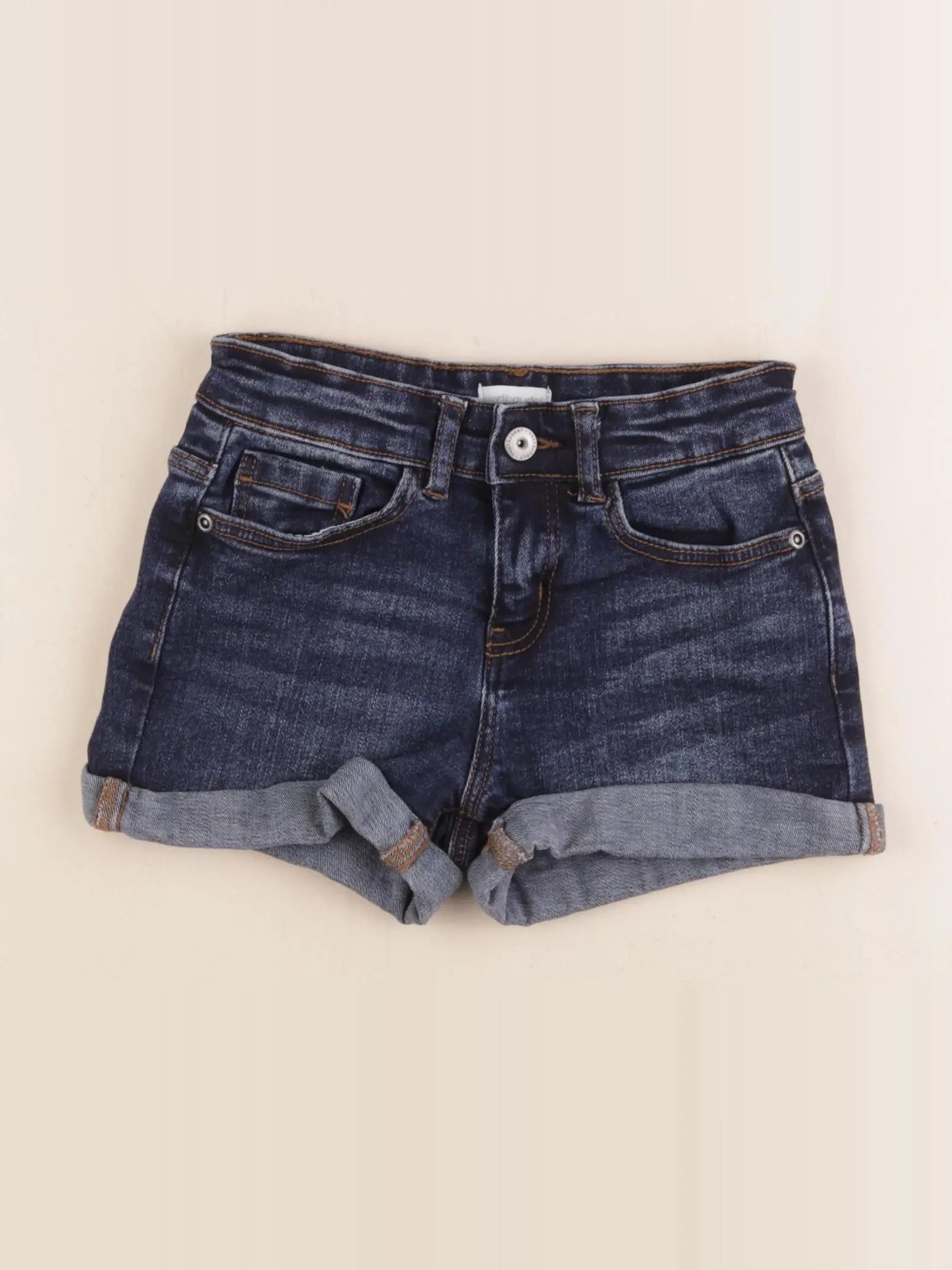 Vertbaudet - short bleu - 7 ans