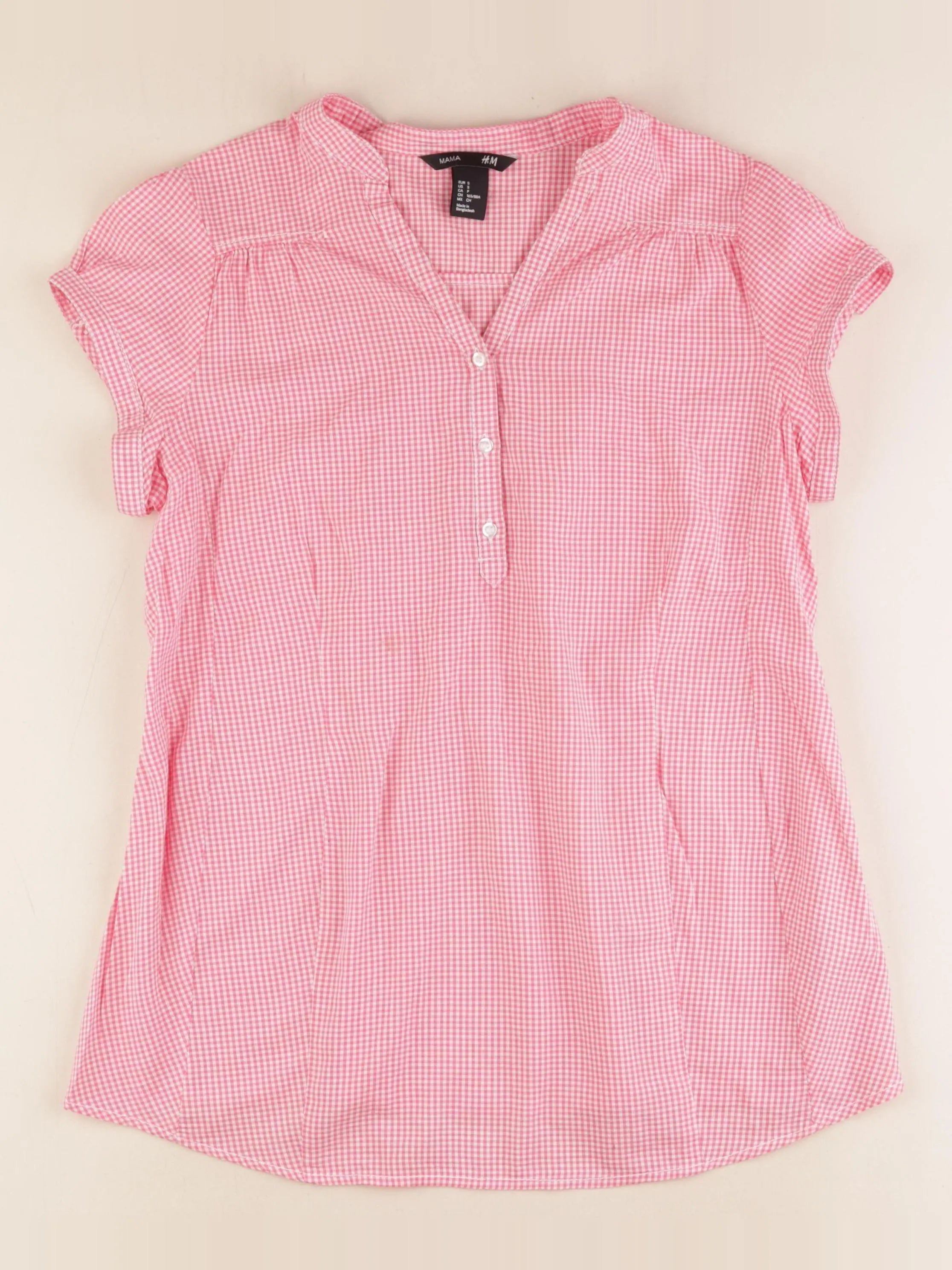 H&M - blouse grossesse rose - s