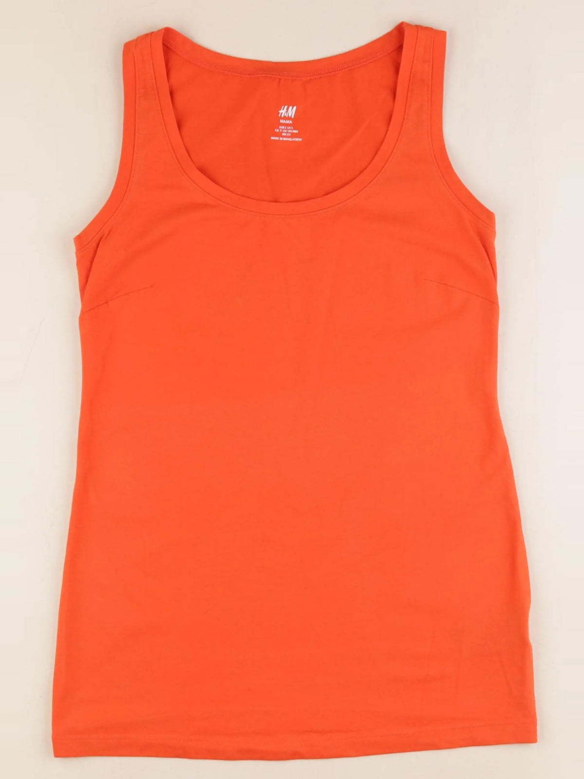 H&M - débardeur grossesse rouge - s