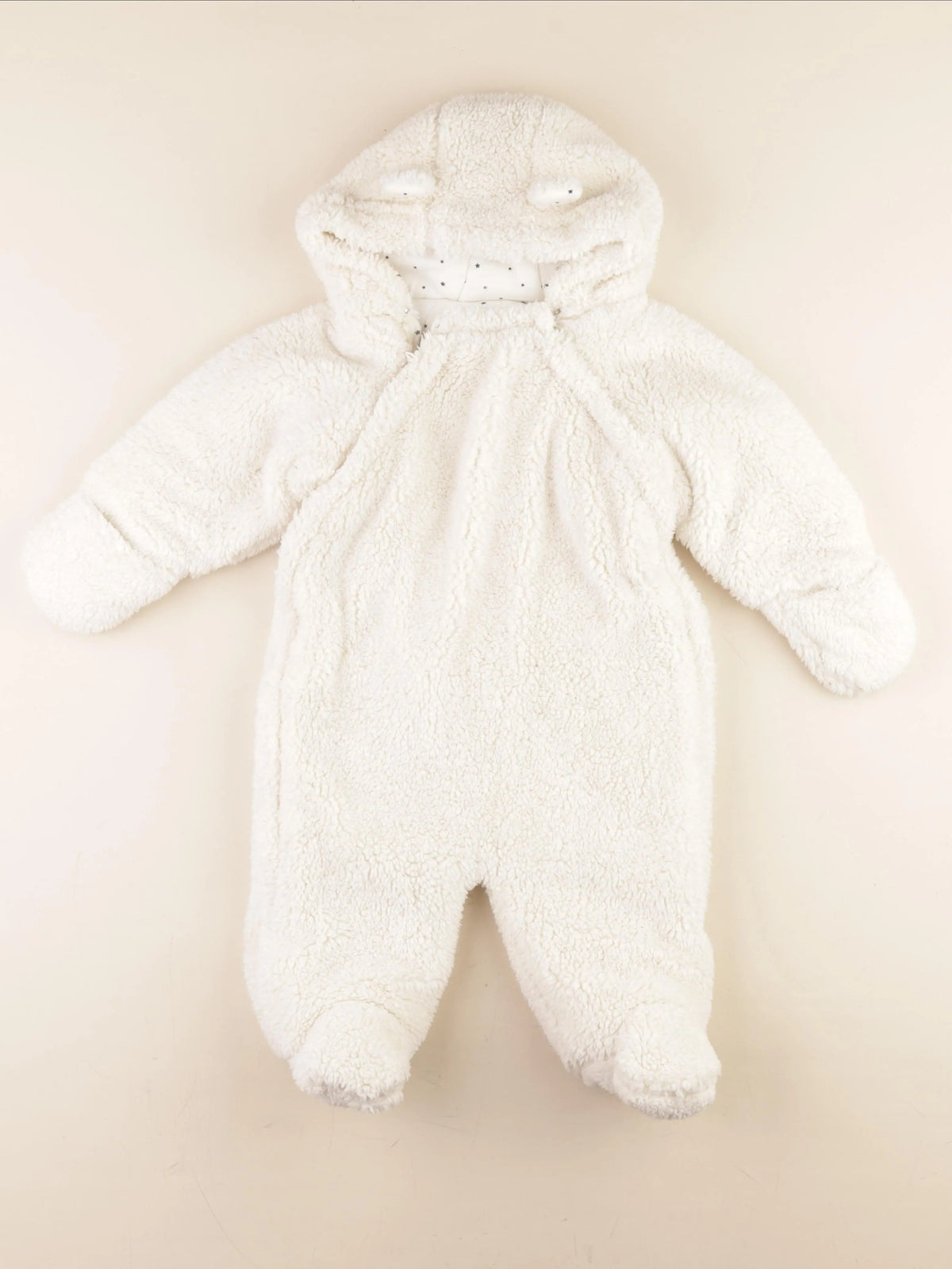 Boutchou - combi-pilote blanc - 12 mois