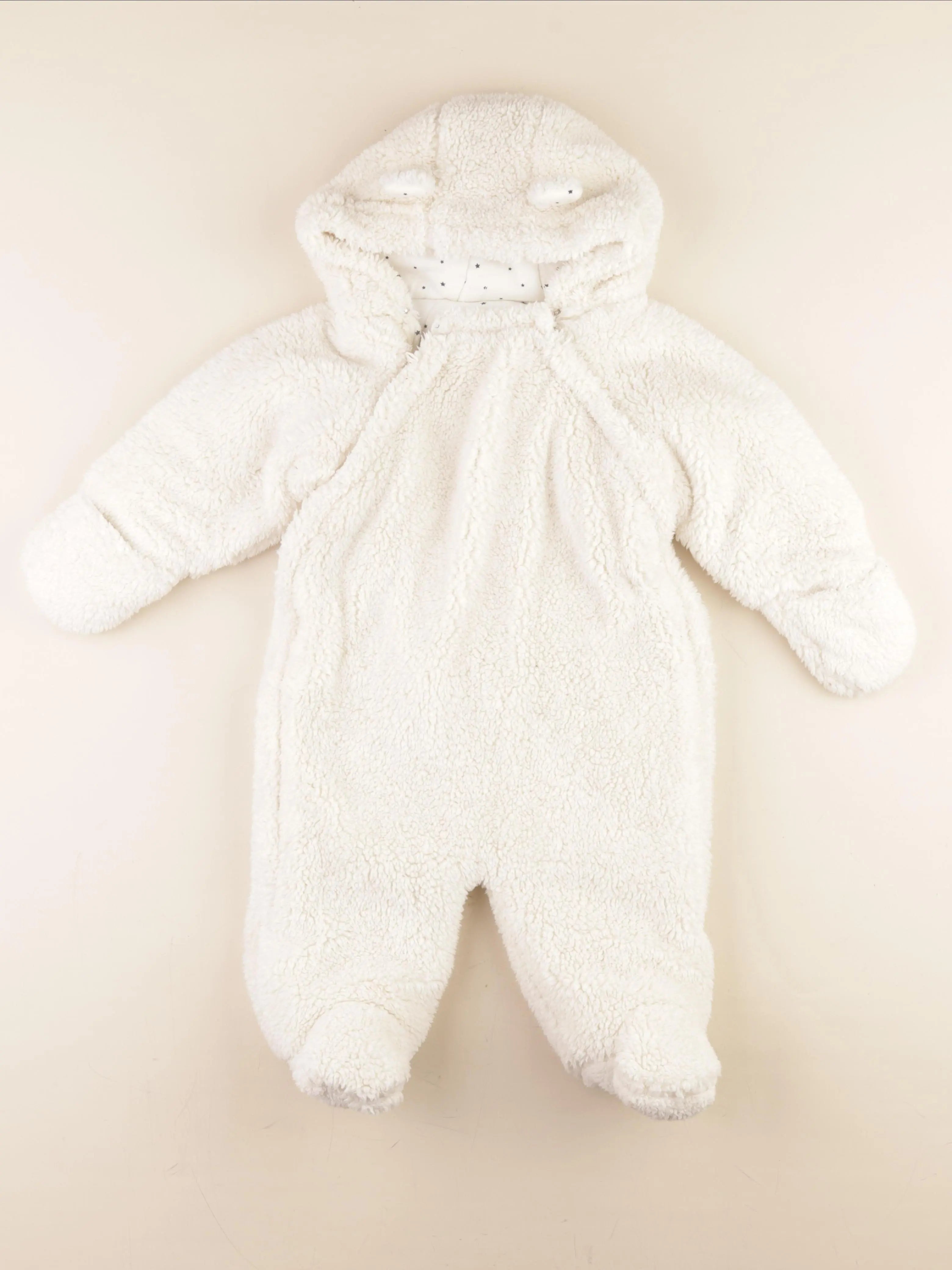 Boutchou - combi-pilote blanc - 12 mois