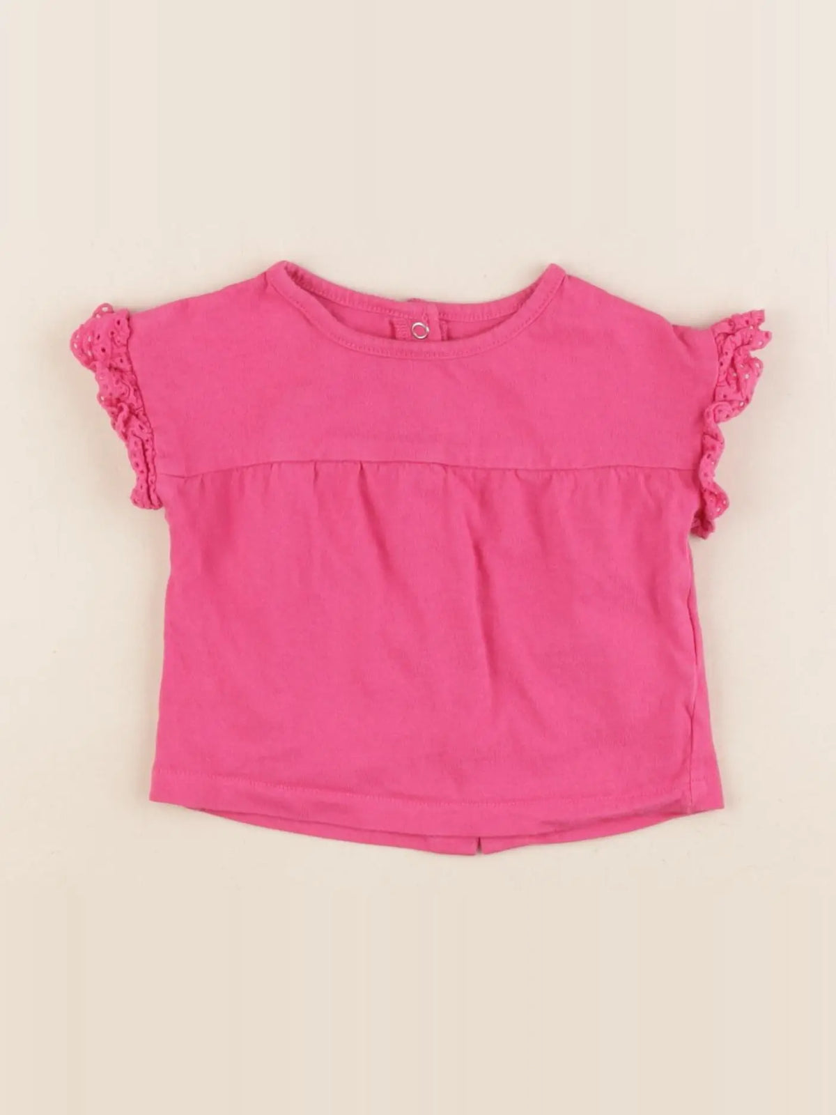 Vertbaudet - tee-shirt rose - 3 mois