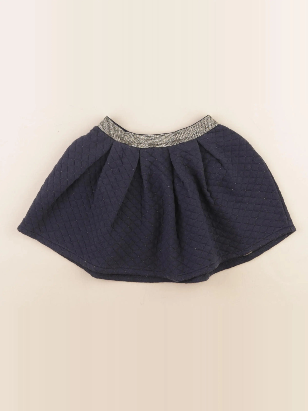 Vertbaudet - jupe bleu, or - 4 ans