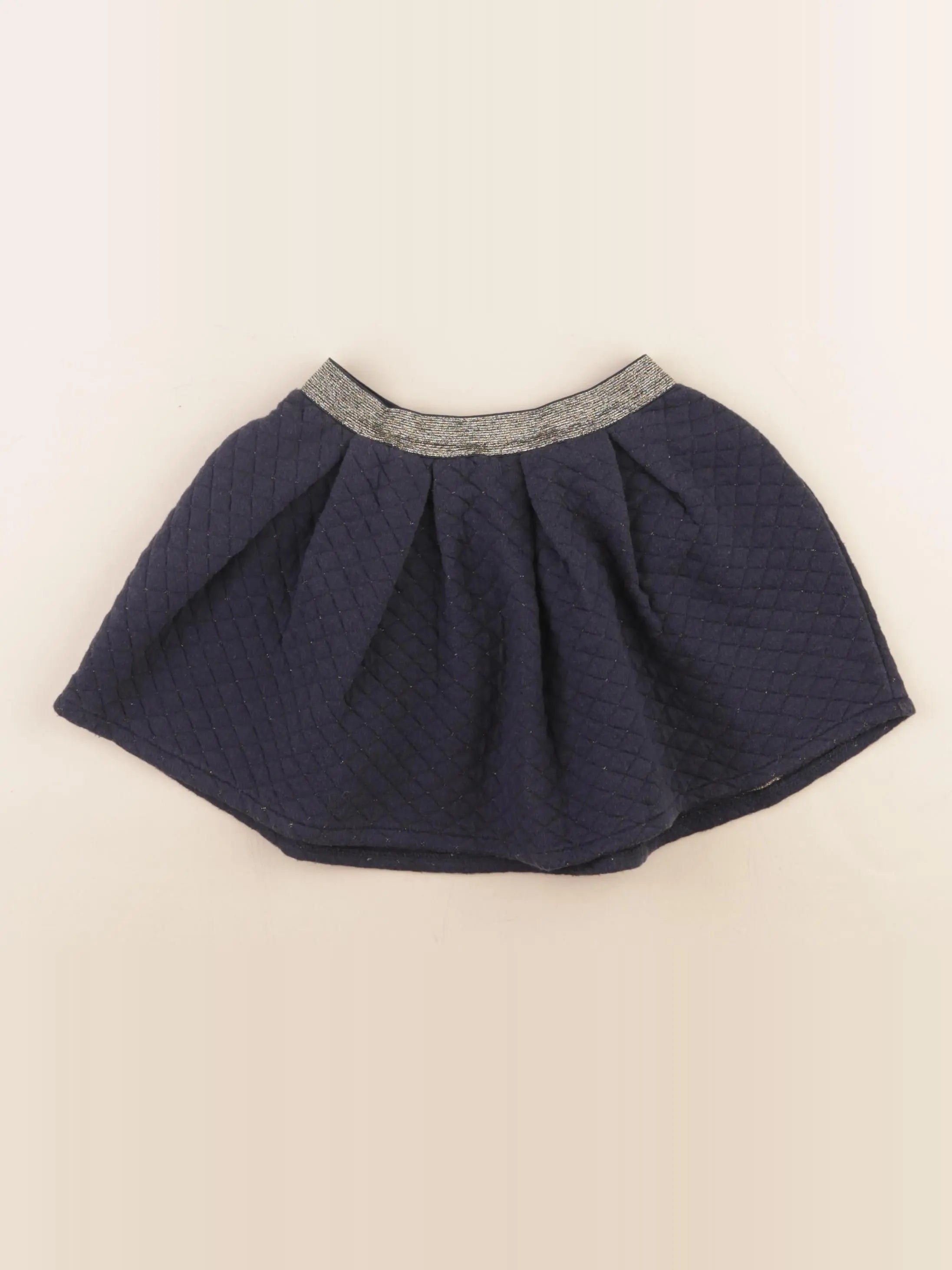 Vertbaudet - jupe bleu, or - 4 ans