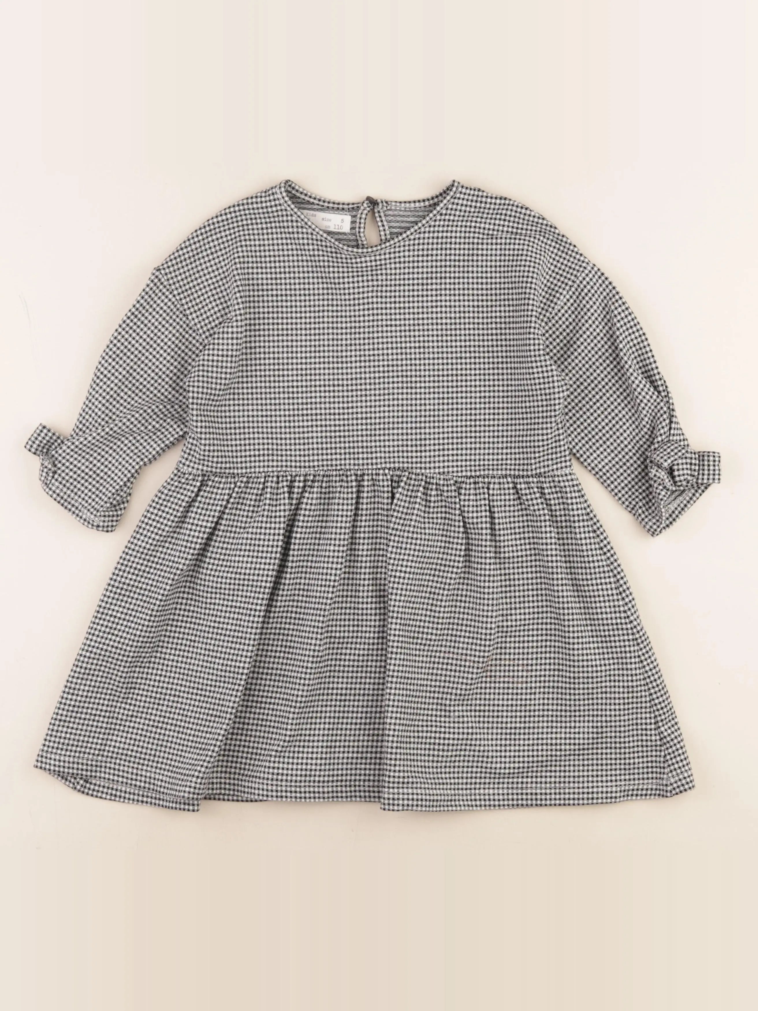 Zara - robe blanc, noir - 5 ans