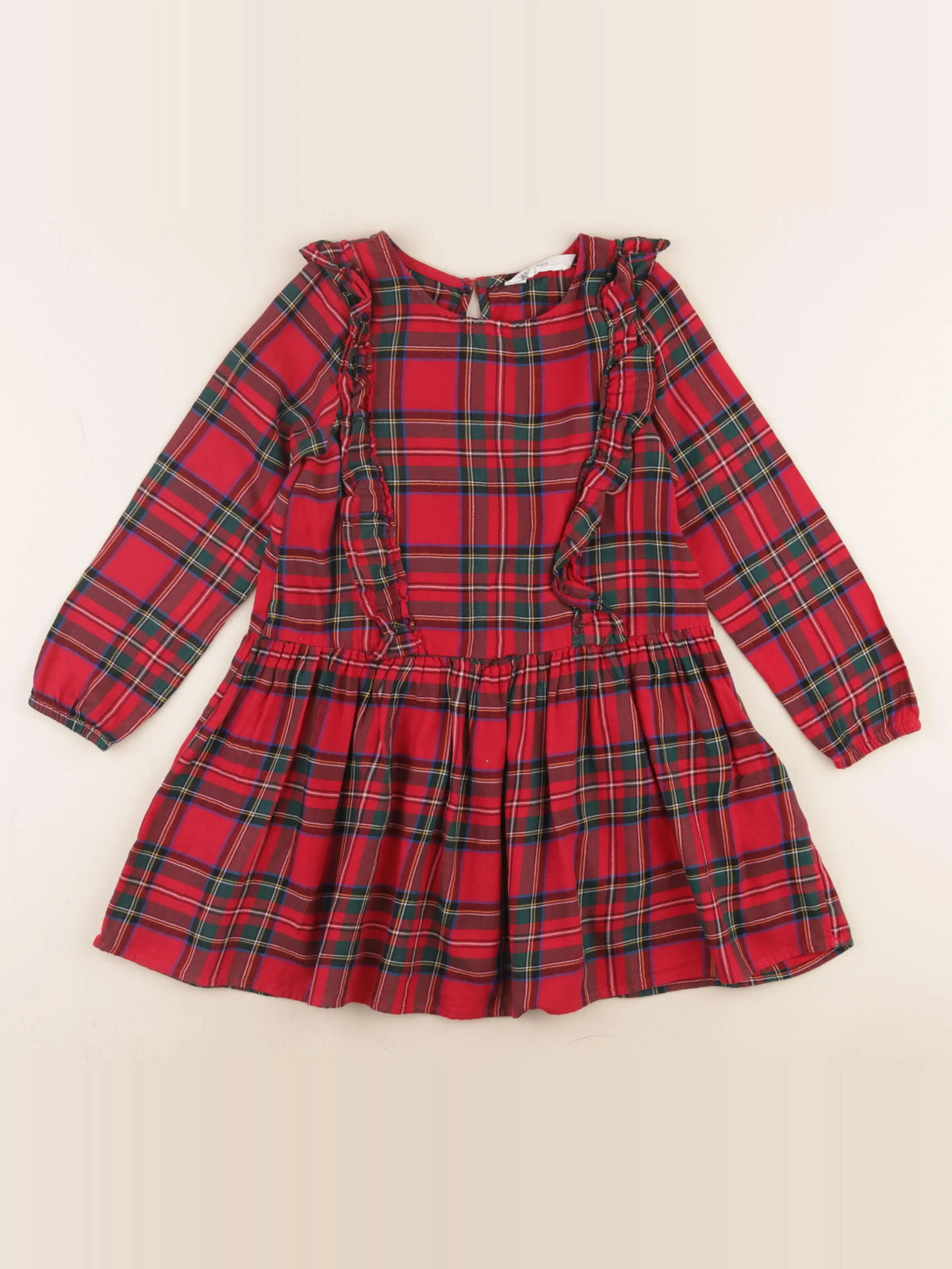 H&M - robe rouge - 5/6 ans