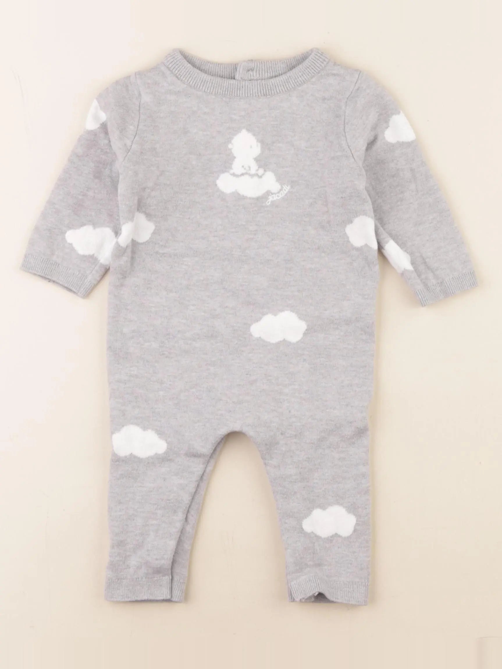 Jacadi - combinaison gris - 6 mois
