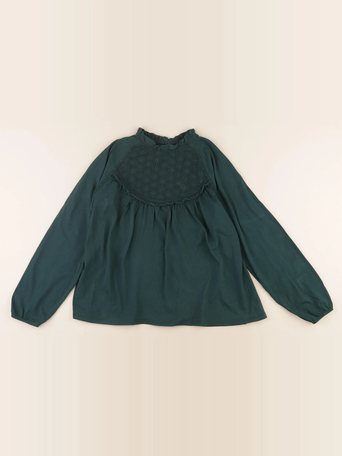 Vertbaudet - tee-shirt vert - 14 ans
