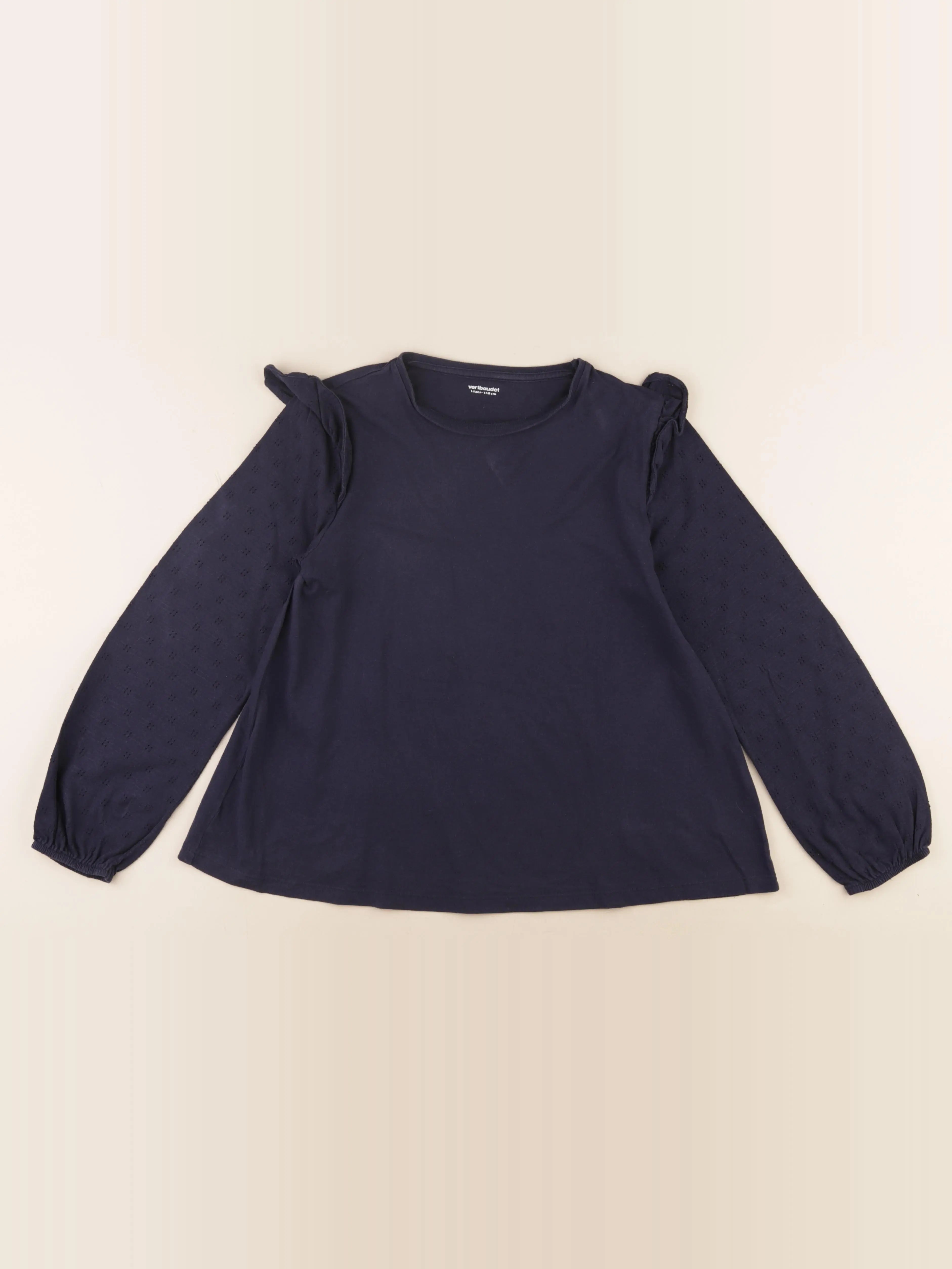 Vertbaudet - tee-shirt bleu - 14 ans
