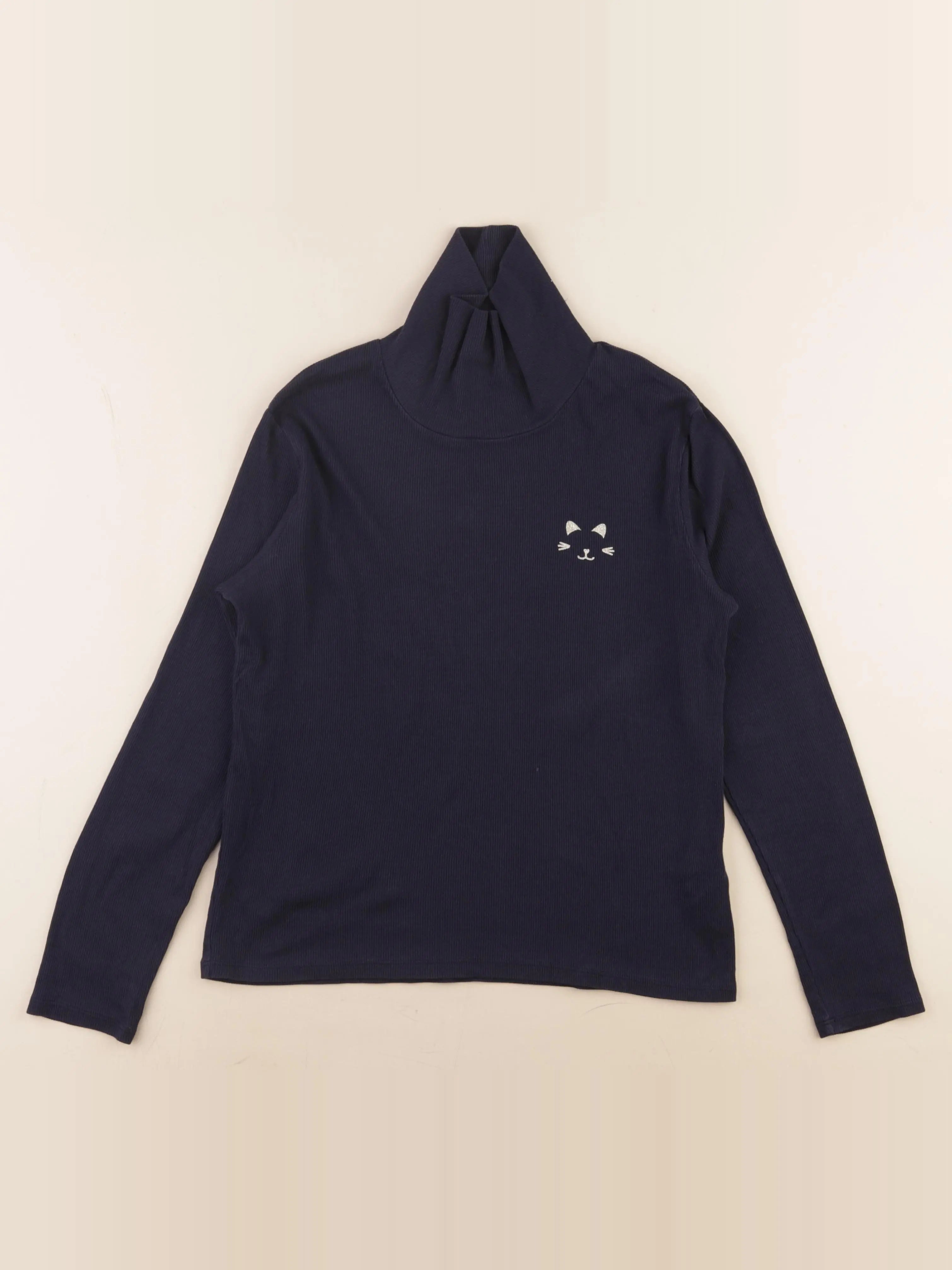 Vertbaudet - sous-pull bleu - 14 ans