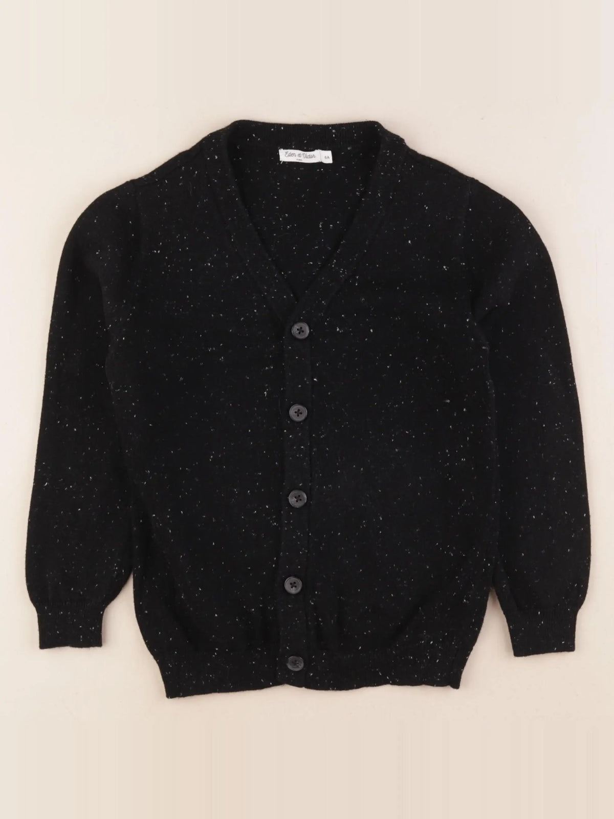 Eden & Victor - gilet noir - 6 ans