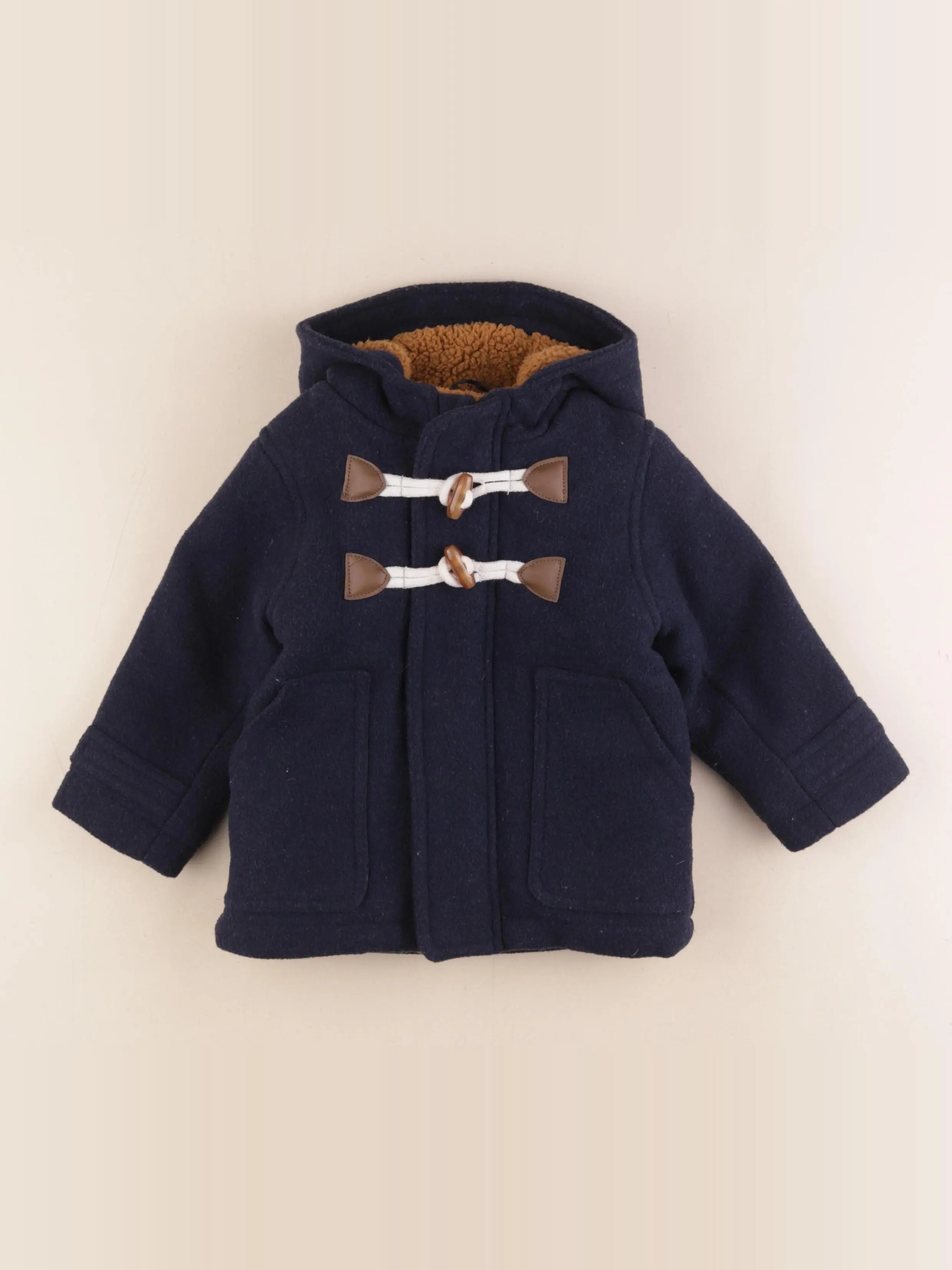 Vertbaudet - manteau bleu - 2 ans