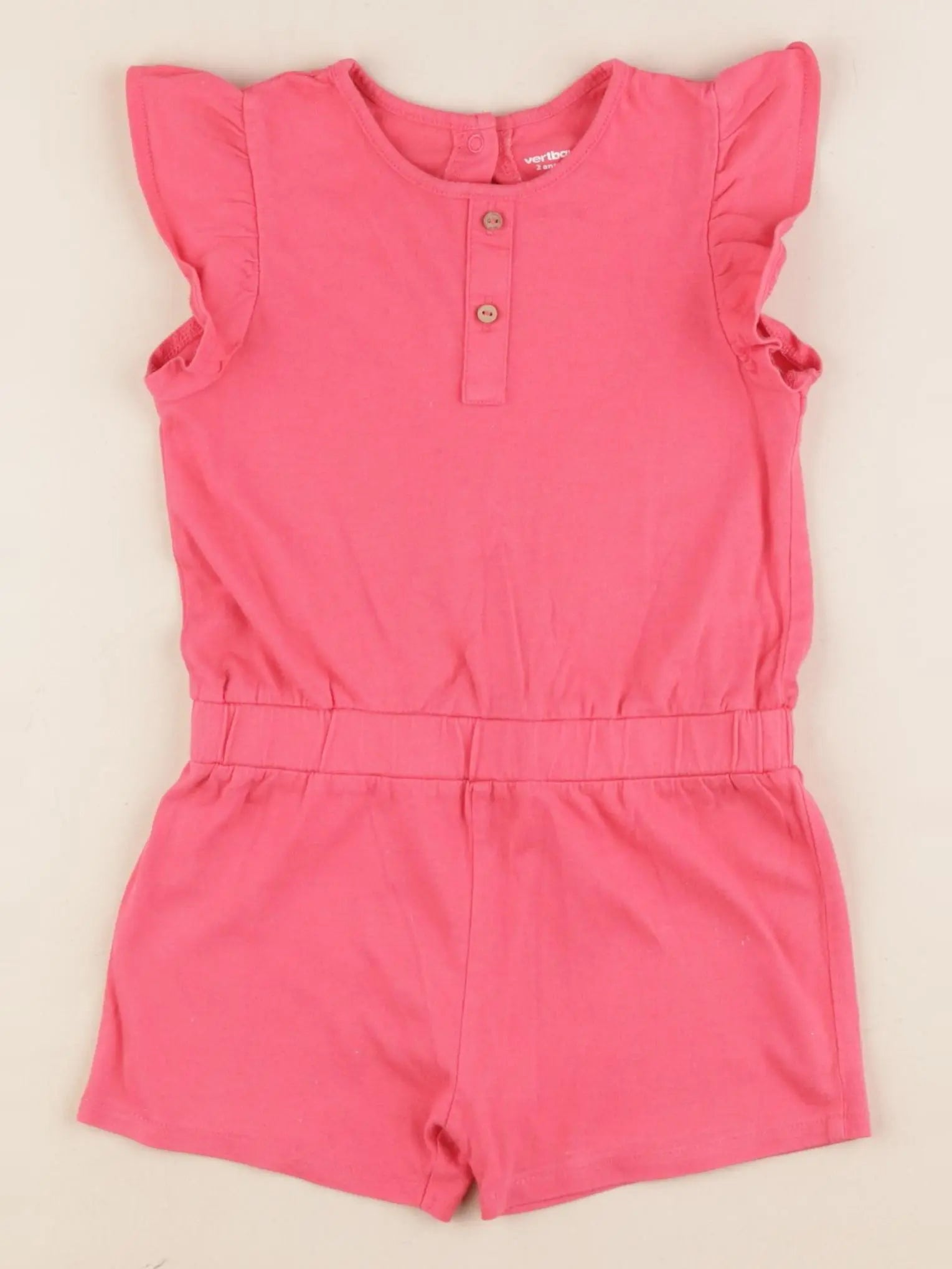 Vertbaudet - combinaison rose - 2 ans