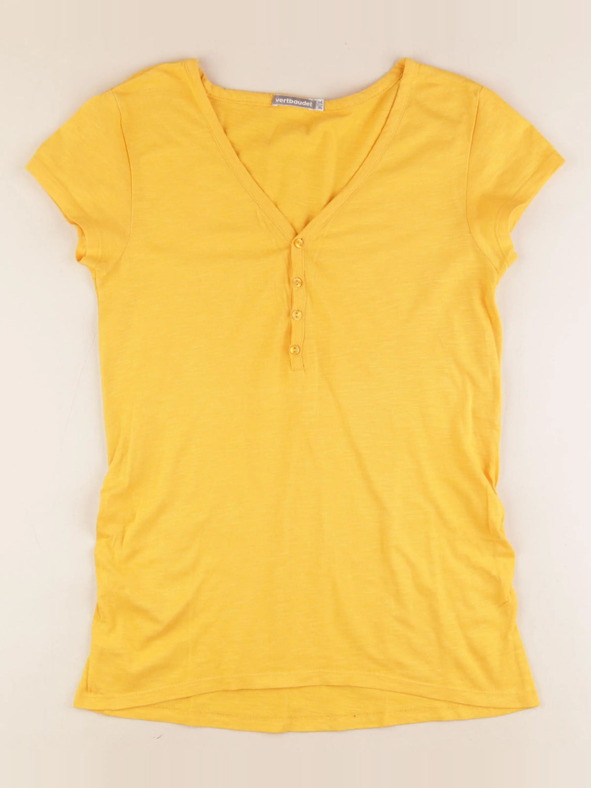 Vertbaudet - tee-shirt grossesse jaune - 34 à 36