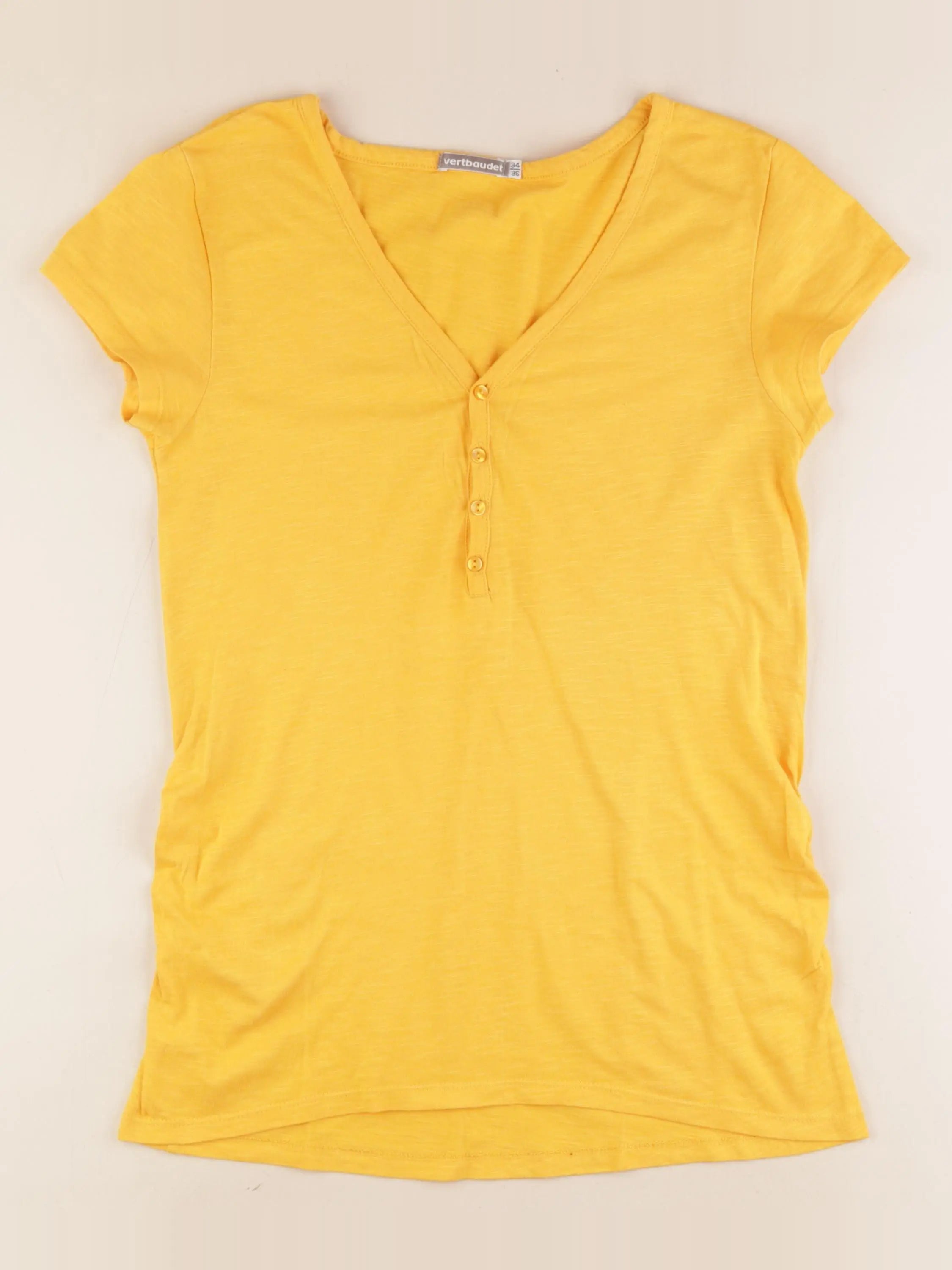 Vertbaudet - tee-shirt grossesse jaune - 34 à 36