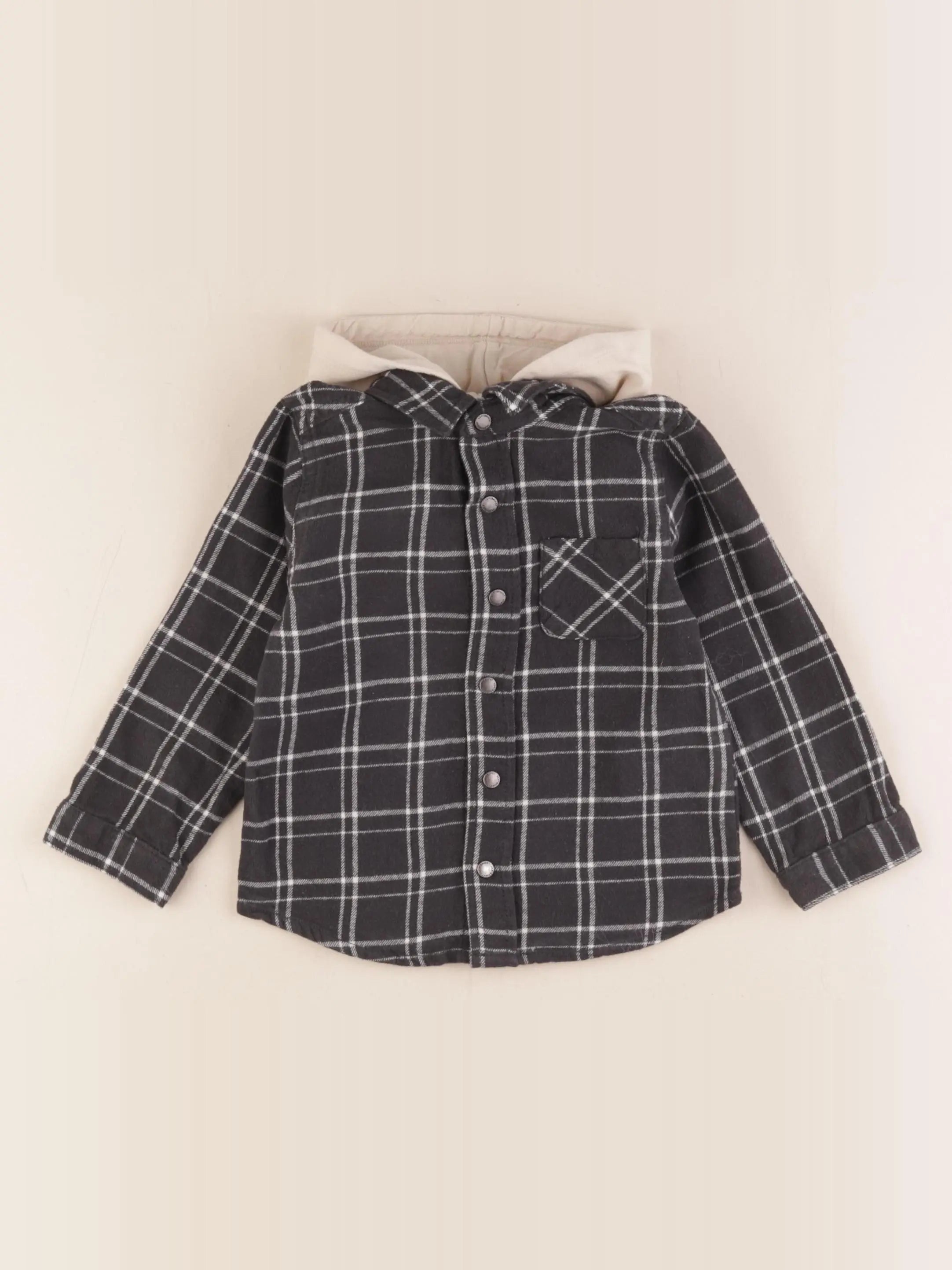 Vertbaudet - sur chemise gris - 2 ans
