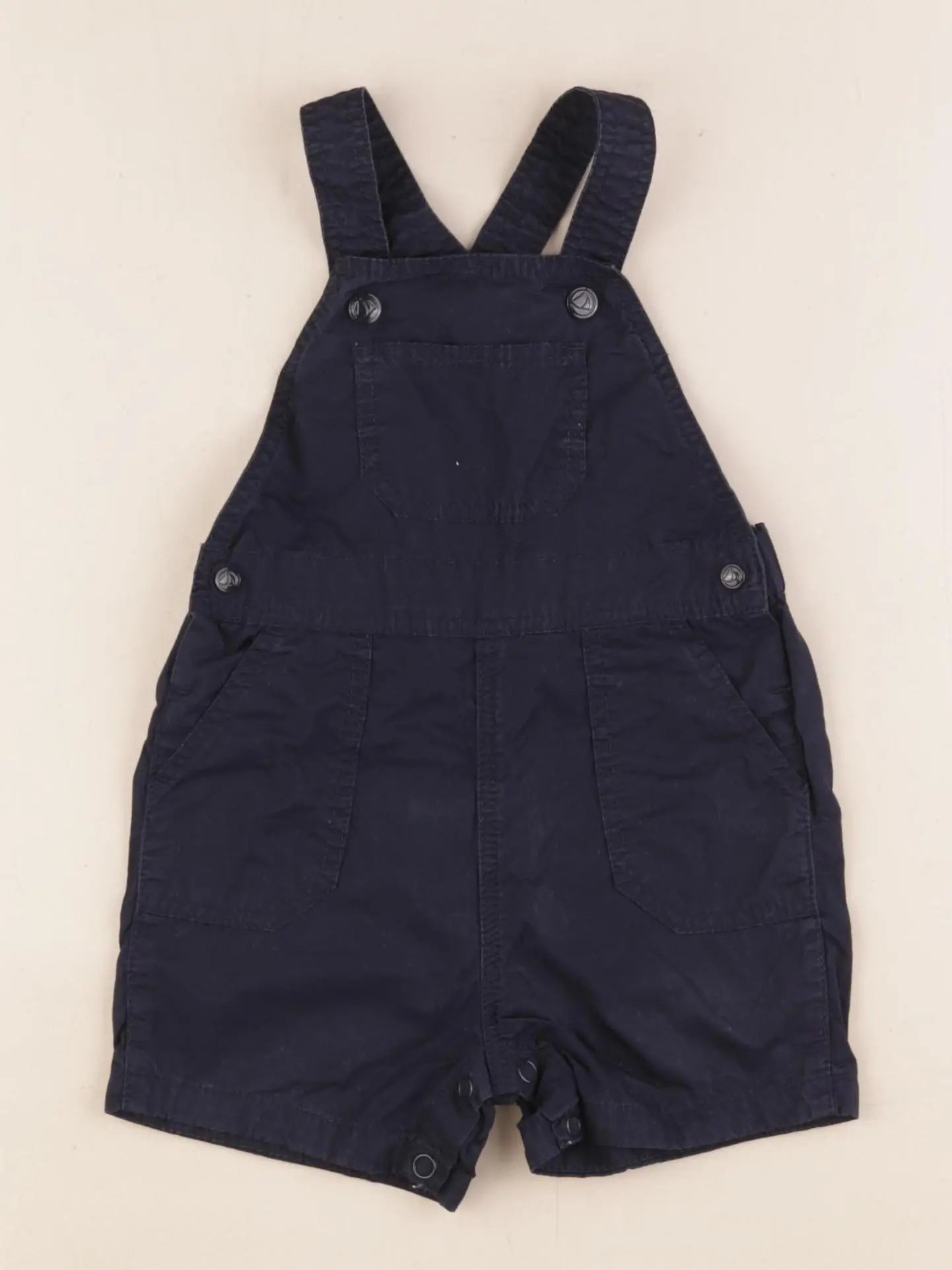 Petit Bateau - salopette bleu - 6 mois