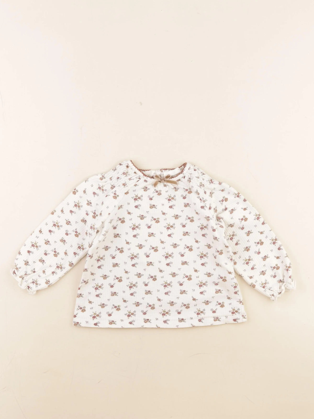 Zara - blouse blanc - 12/18 mois