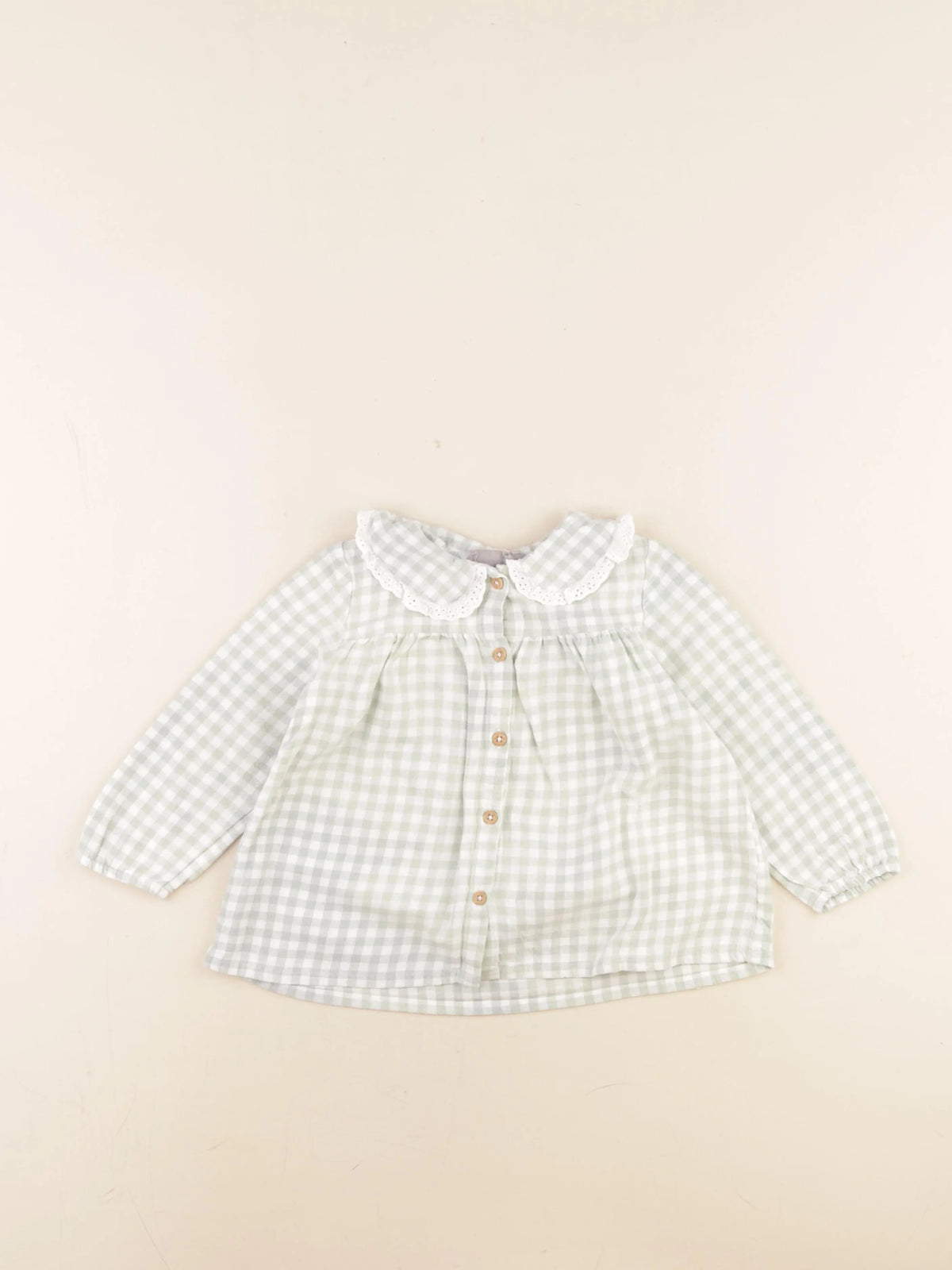 Boutchou - blouse vert - 24 mois