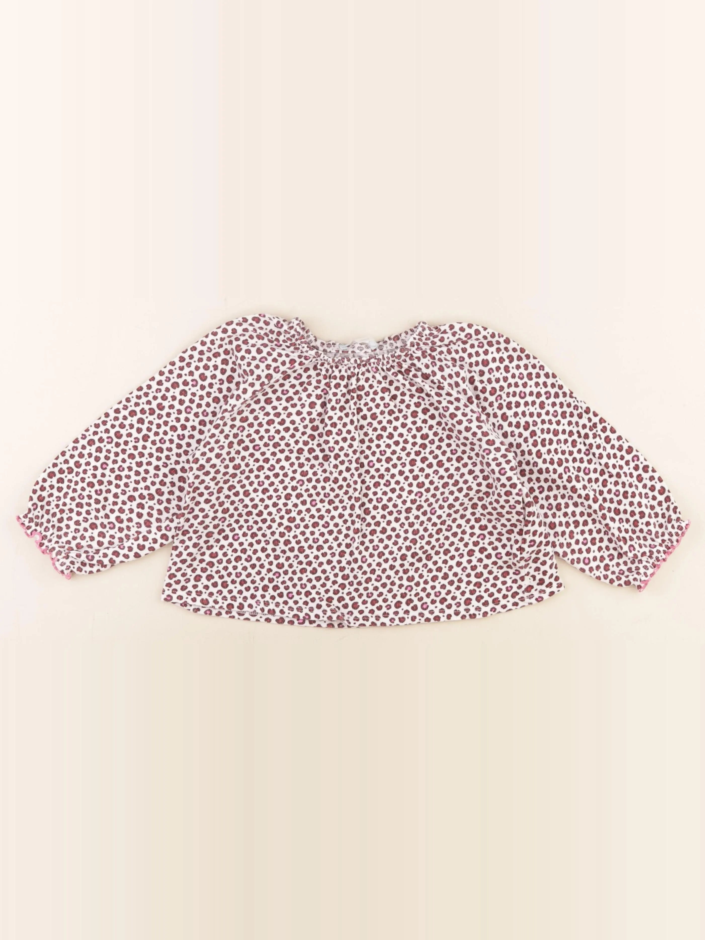 Obaïbi - blouse rose - 24 mois