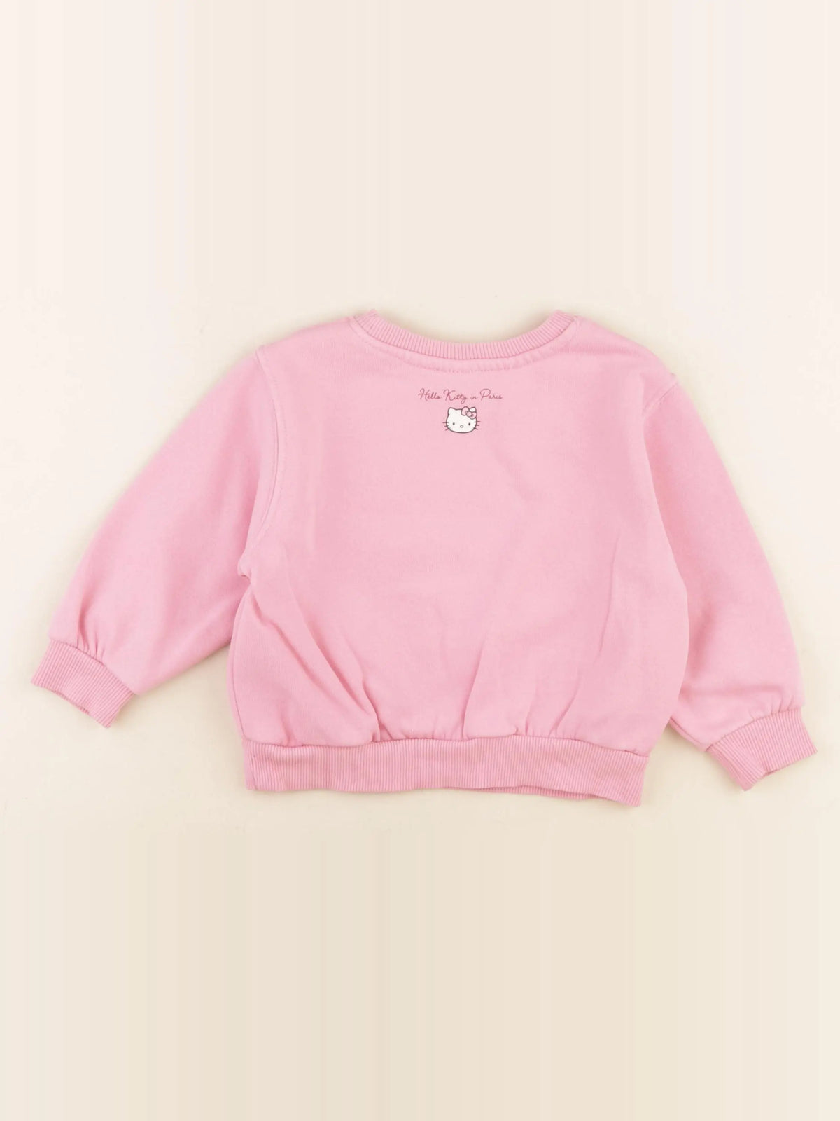 H&M - sweat rose - 18 mois
