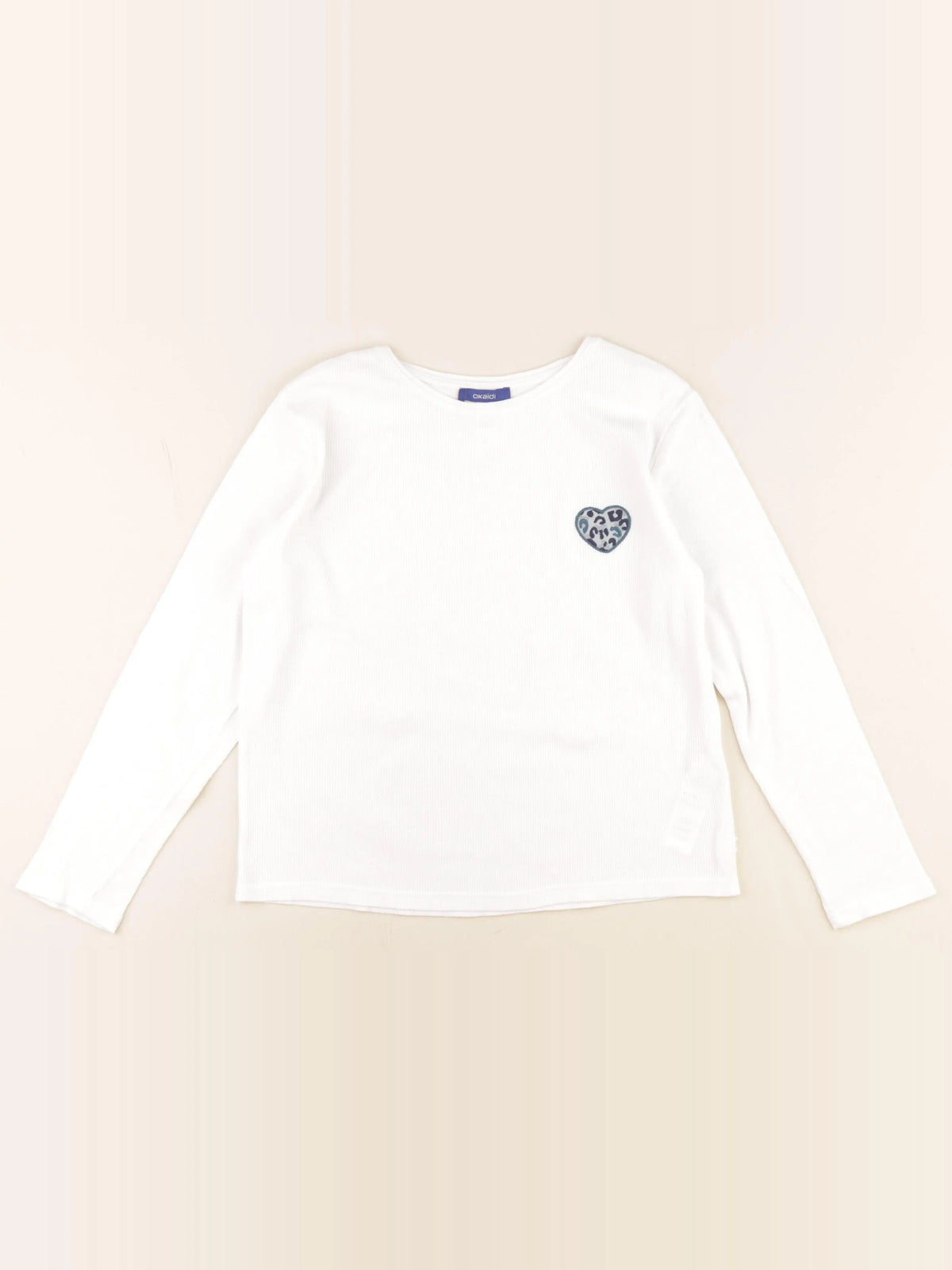 Okaidi - tee-shirt blanc - 10 ans
