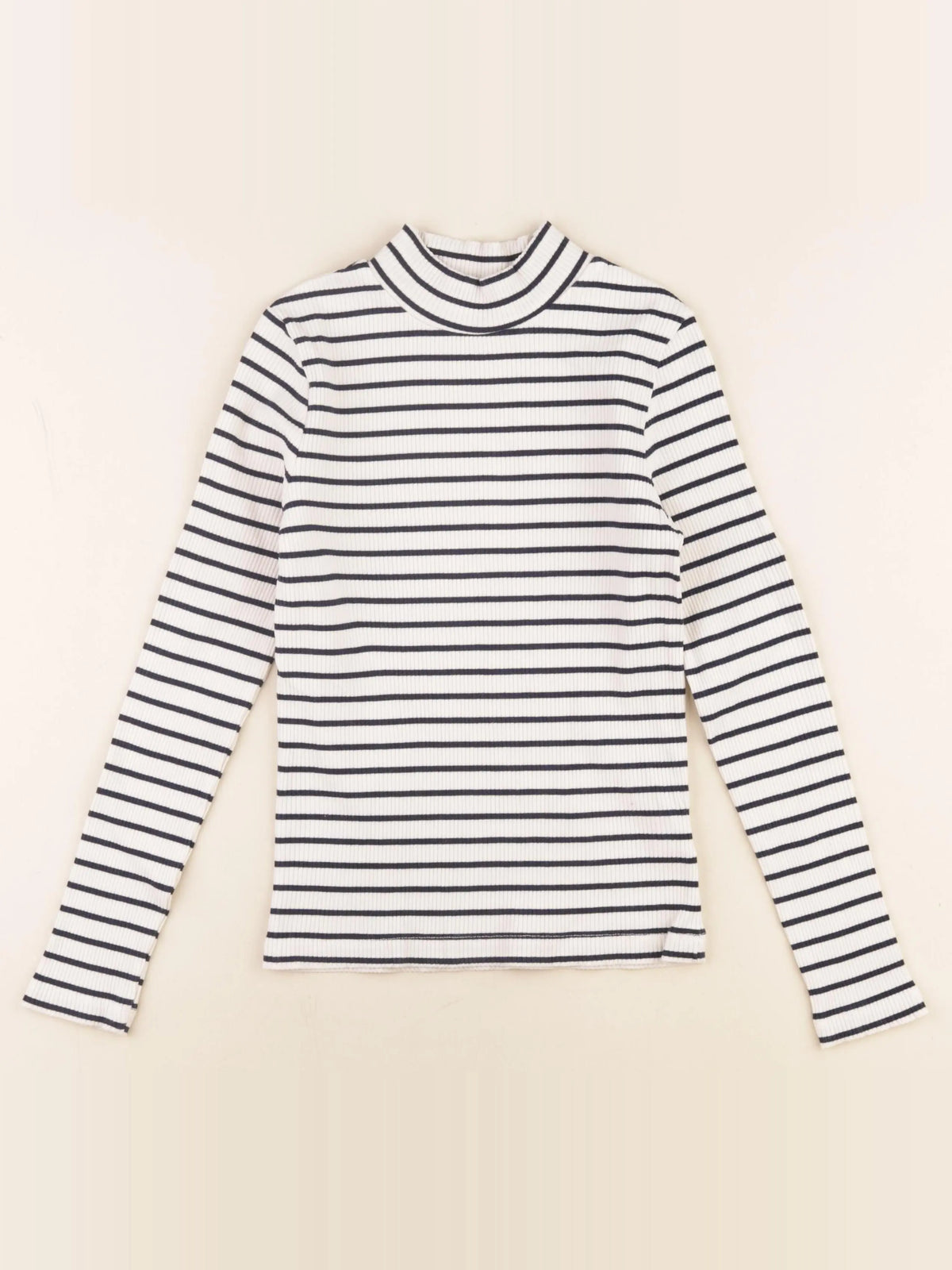 Boutchou - sous-pull beige, bleu - 10 ans