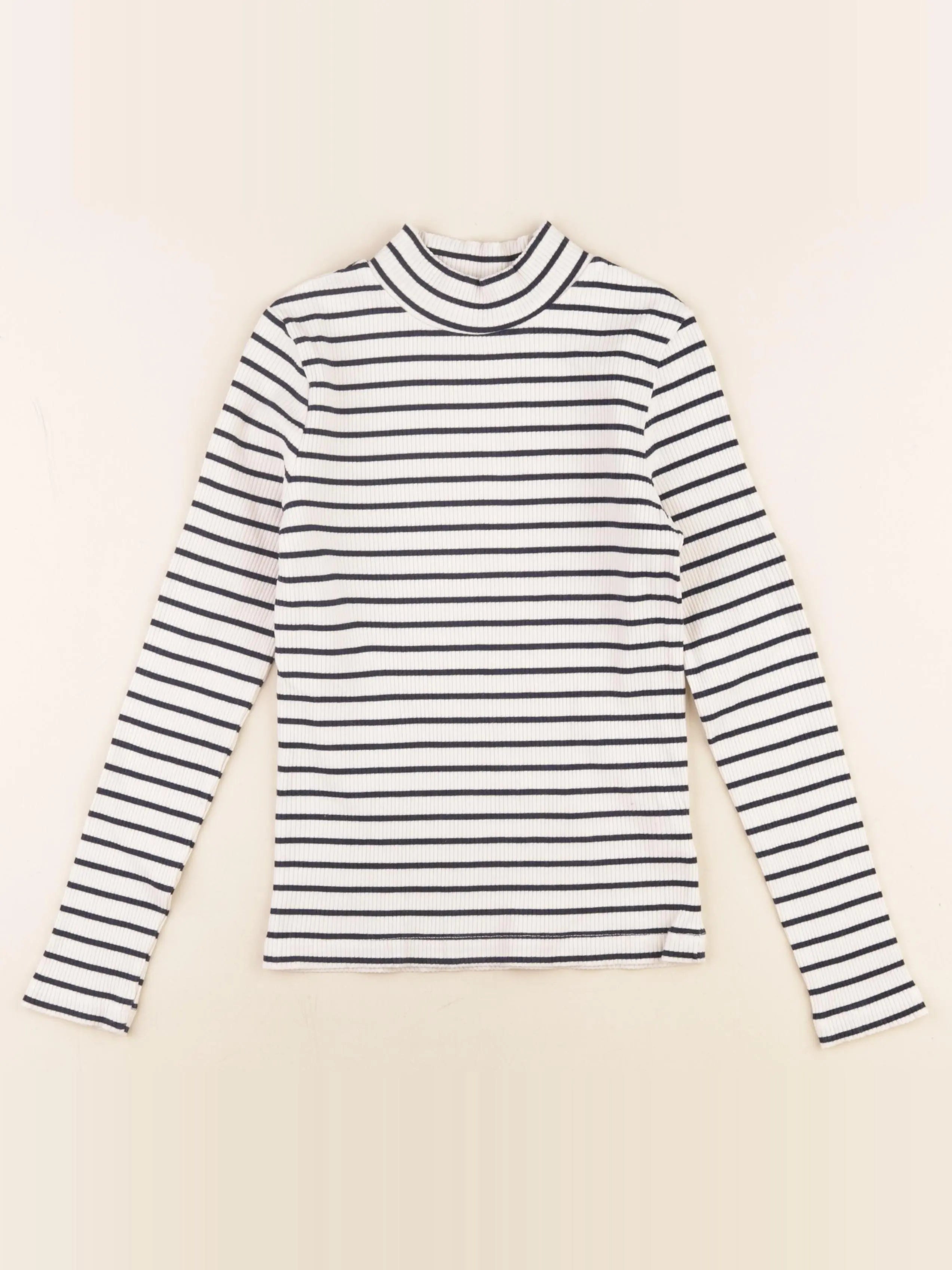 Boutchou - sous-pull beige, bleu - 10 ans