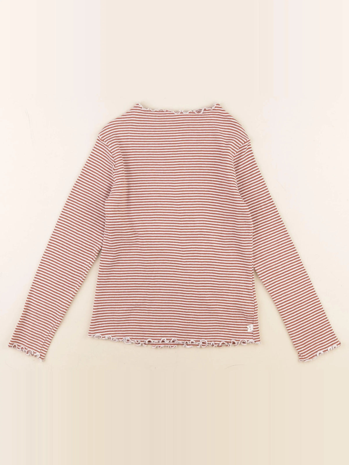 Okaidi - tee-shirt blanc, marron - 10 ans