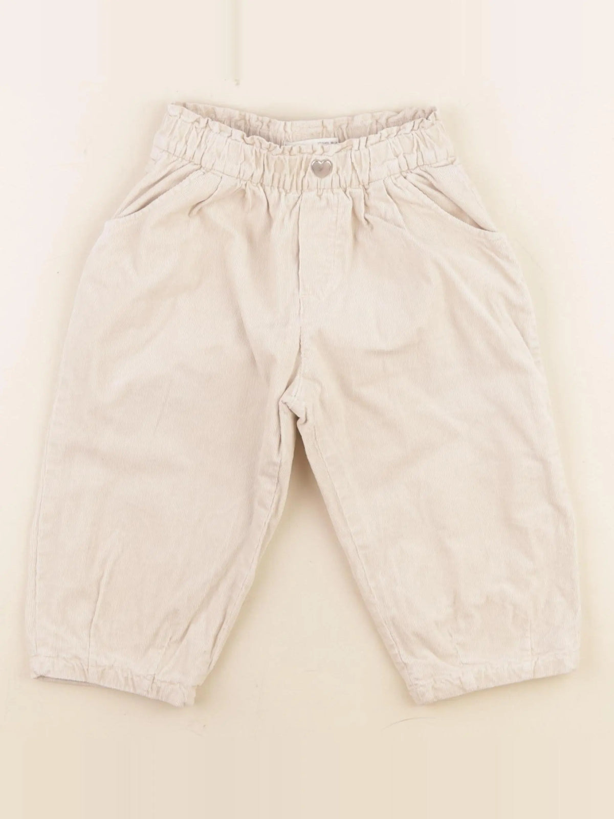 Zara - pantalon doublé beige - 18 mois