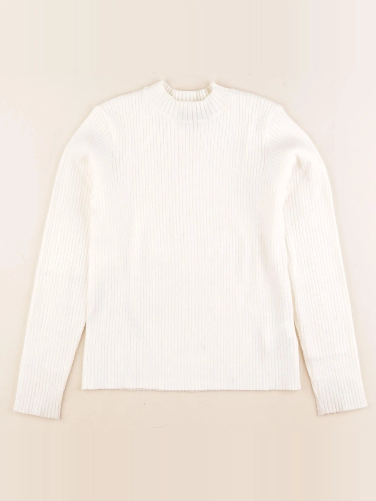 Monoprix - pull beige - 10 ans