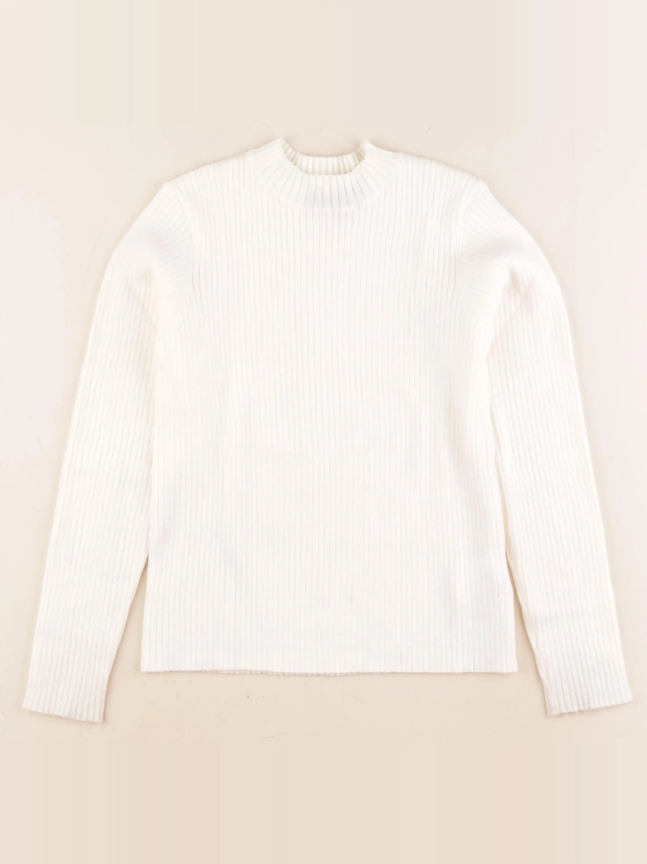 Monoprix - pull beige - 10 ans