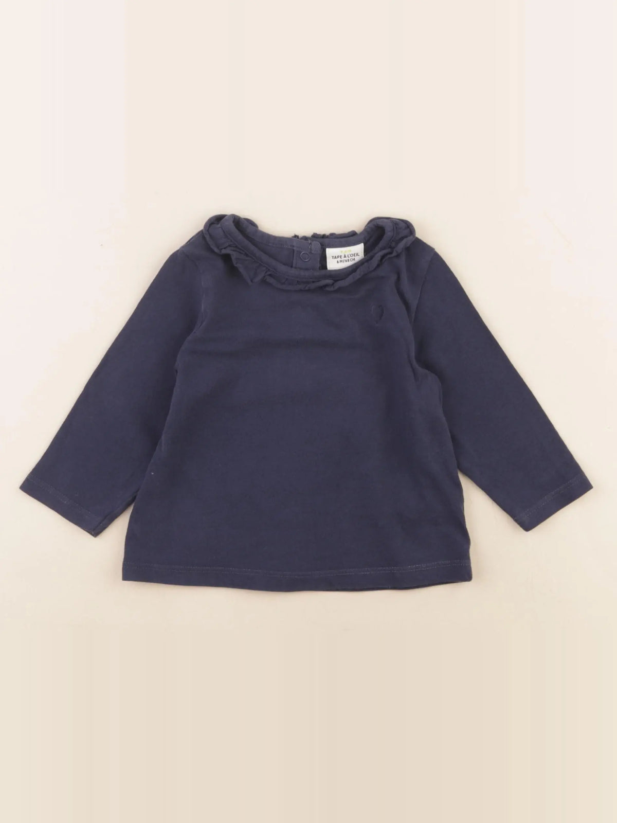 Tape à l'oeil - tee-shirt bleu - 6 mois