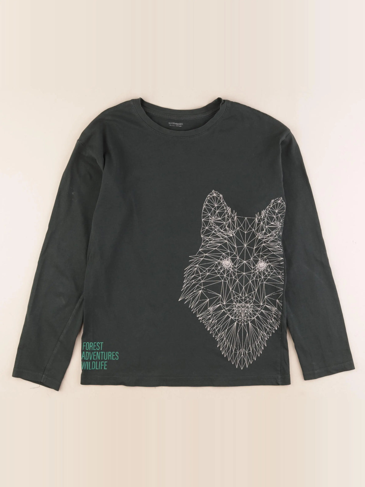 Vertbaudet - tee-shirt vert - 14 ans
