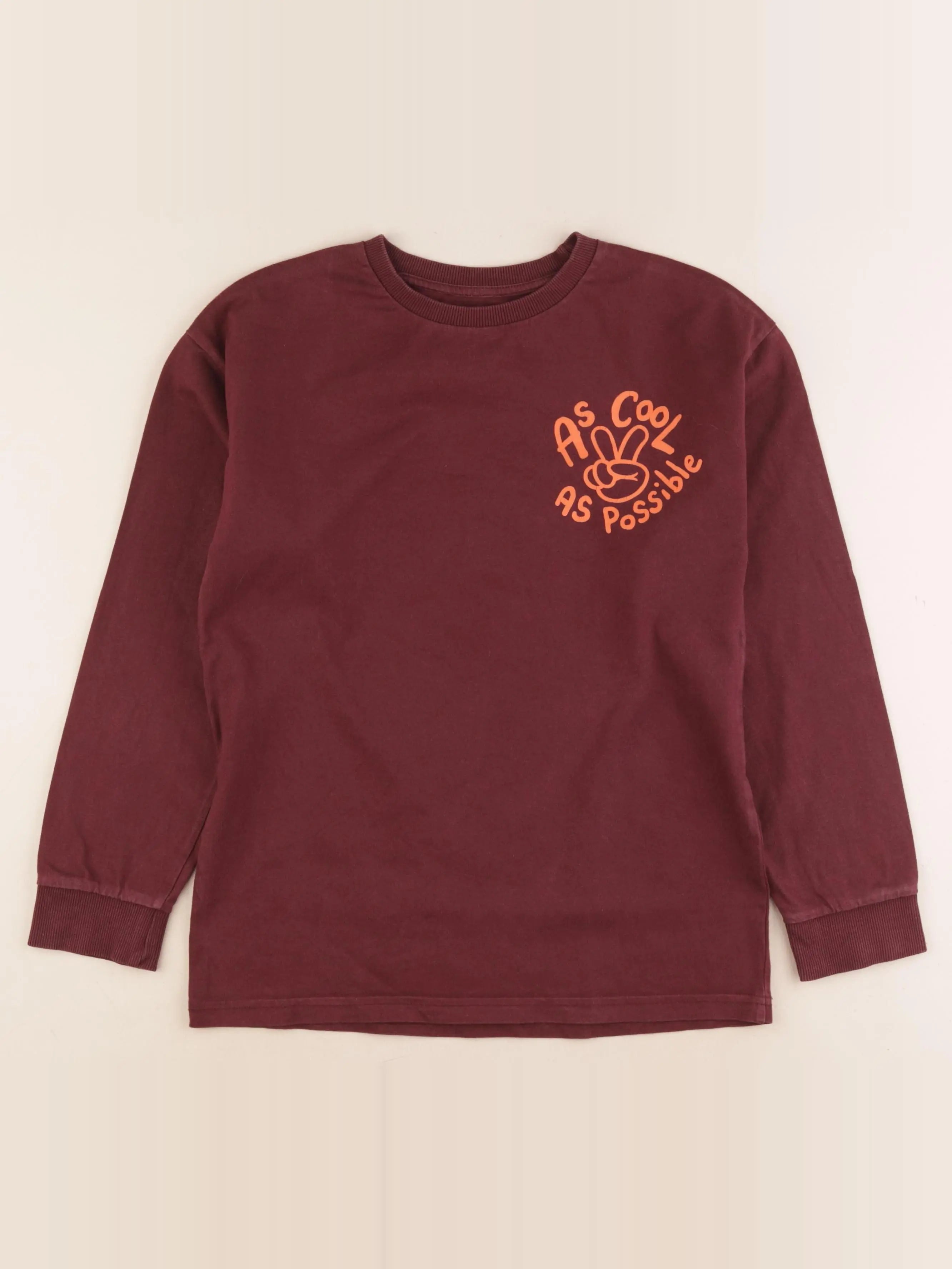 Vertbaudet - tee-shirt rouge - 12 ans