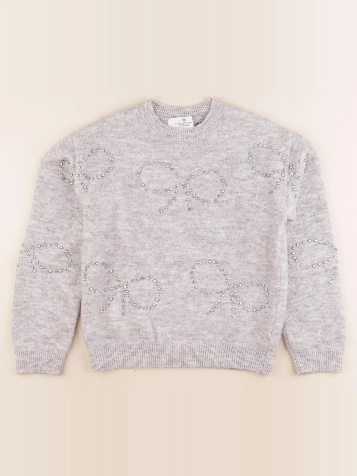 H&M - pull gris - 8/10 ans
