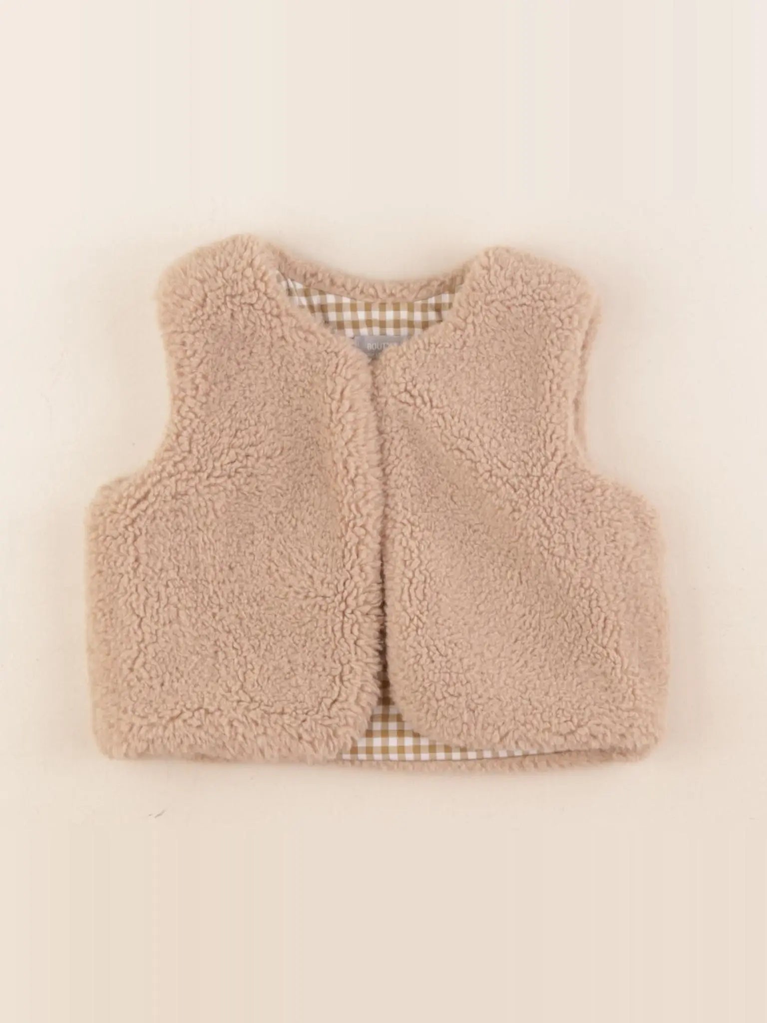 Boutchou - gilet marron - 12 mois