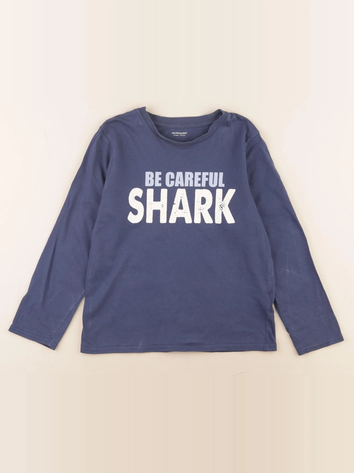 Vertbaudet - tee-shirt bleu - 10 ans