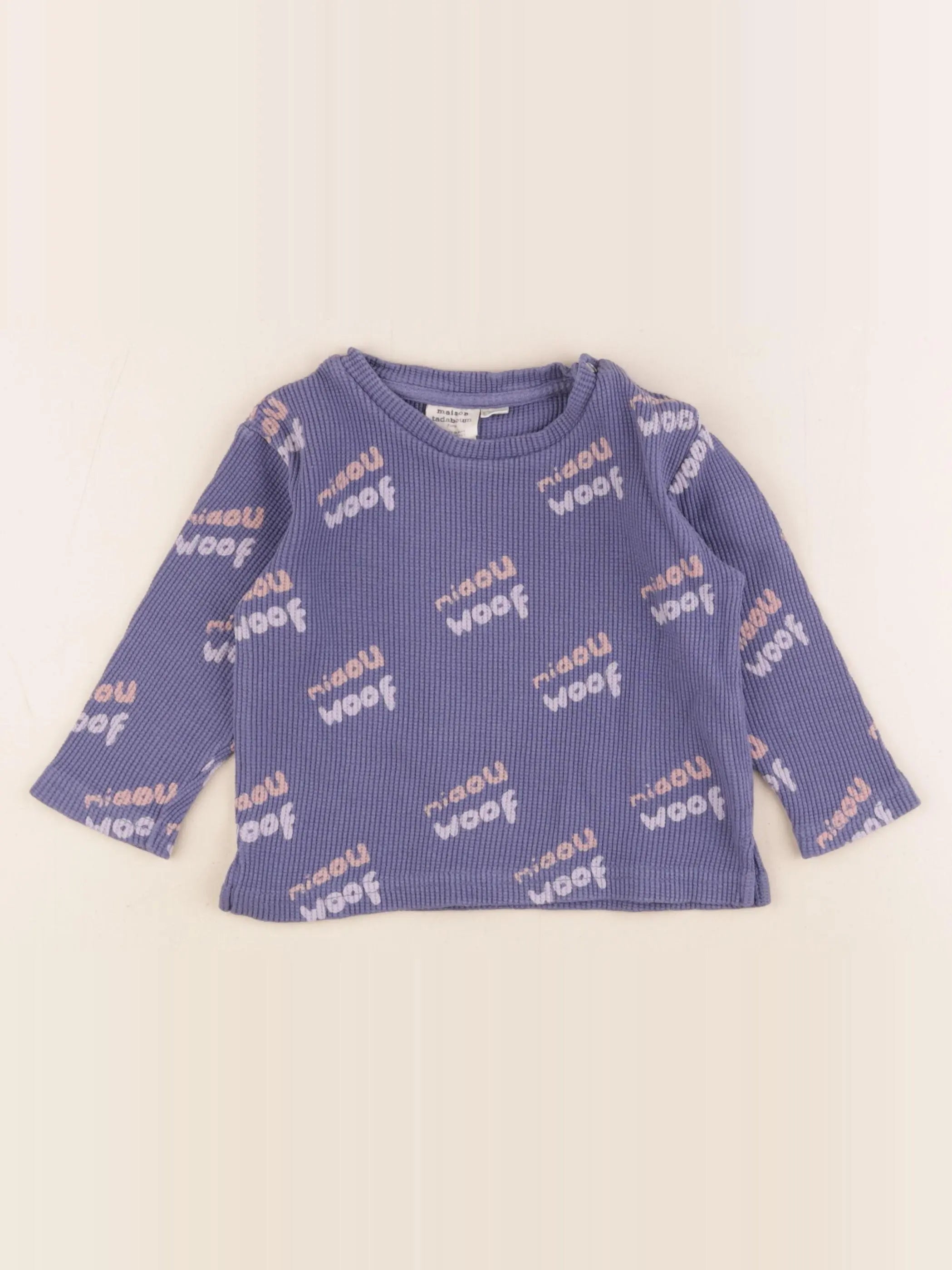Maison Tadaboum - tee-shirt bleu - 24 mois