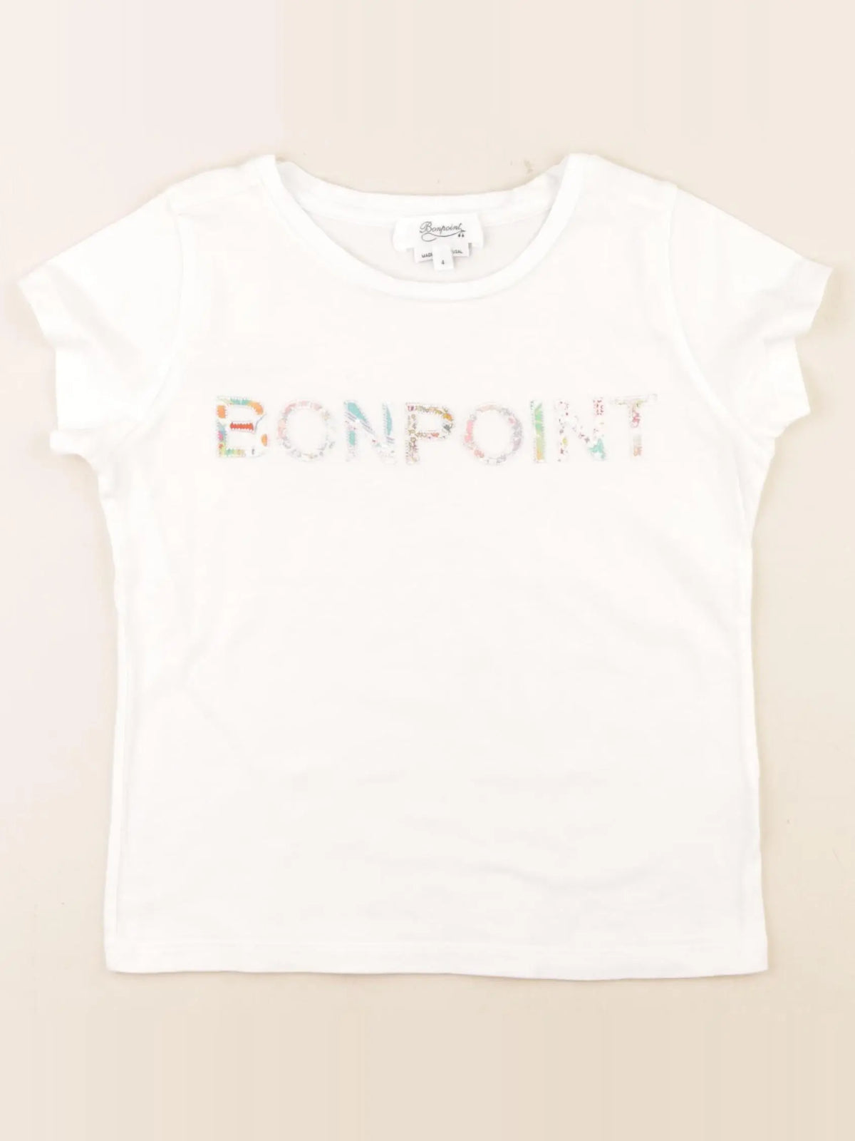 Bonpoint - tee-shirt blanc - 4 ans