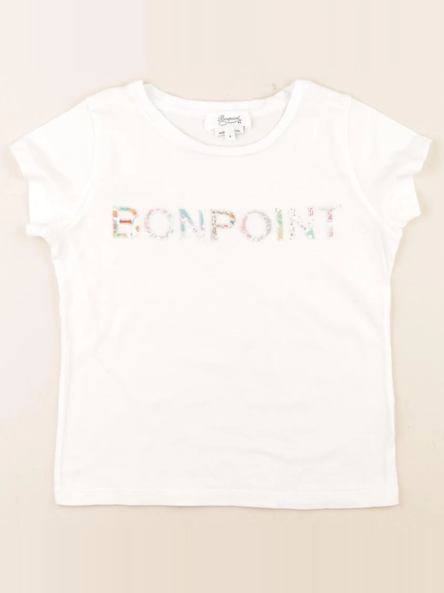 Bonpoint - tee-shirt blanc - 4 ans