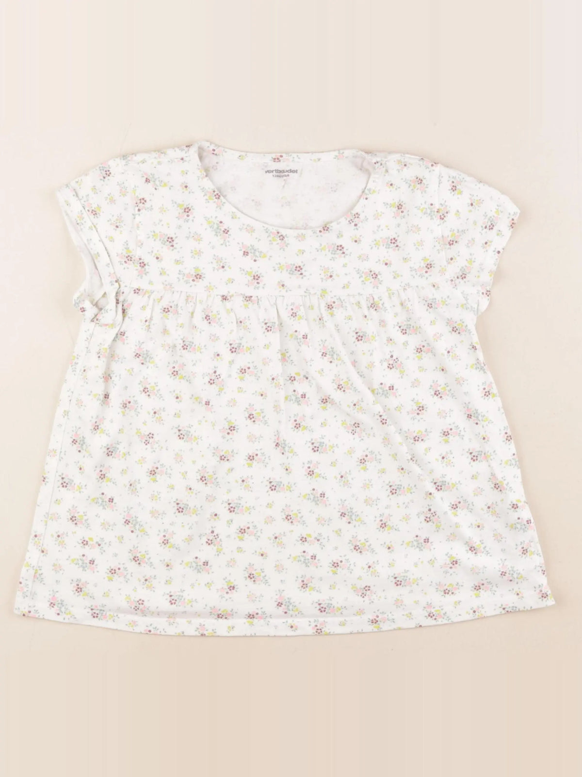 Vertbaudet - tee-shirt multicolore - 8 ans