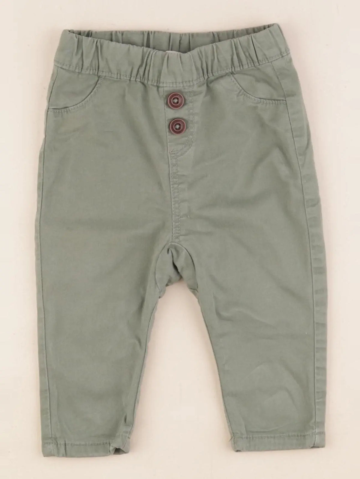 Tape à l'oeil - pantalon vert - 6 mois