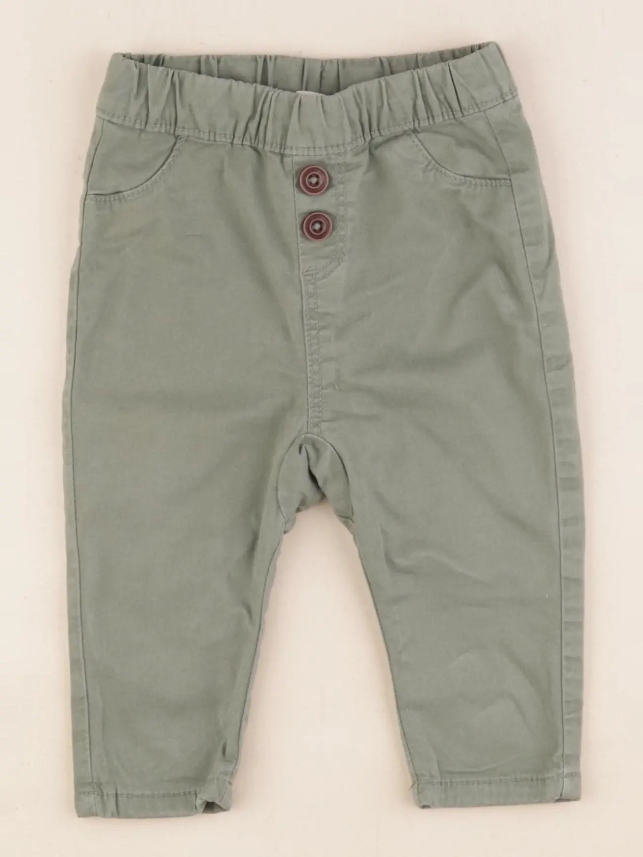 Tape à l'oeil - pantalon vert - 6 mois