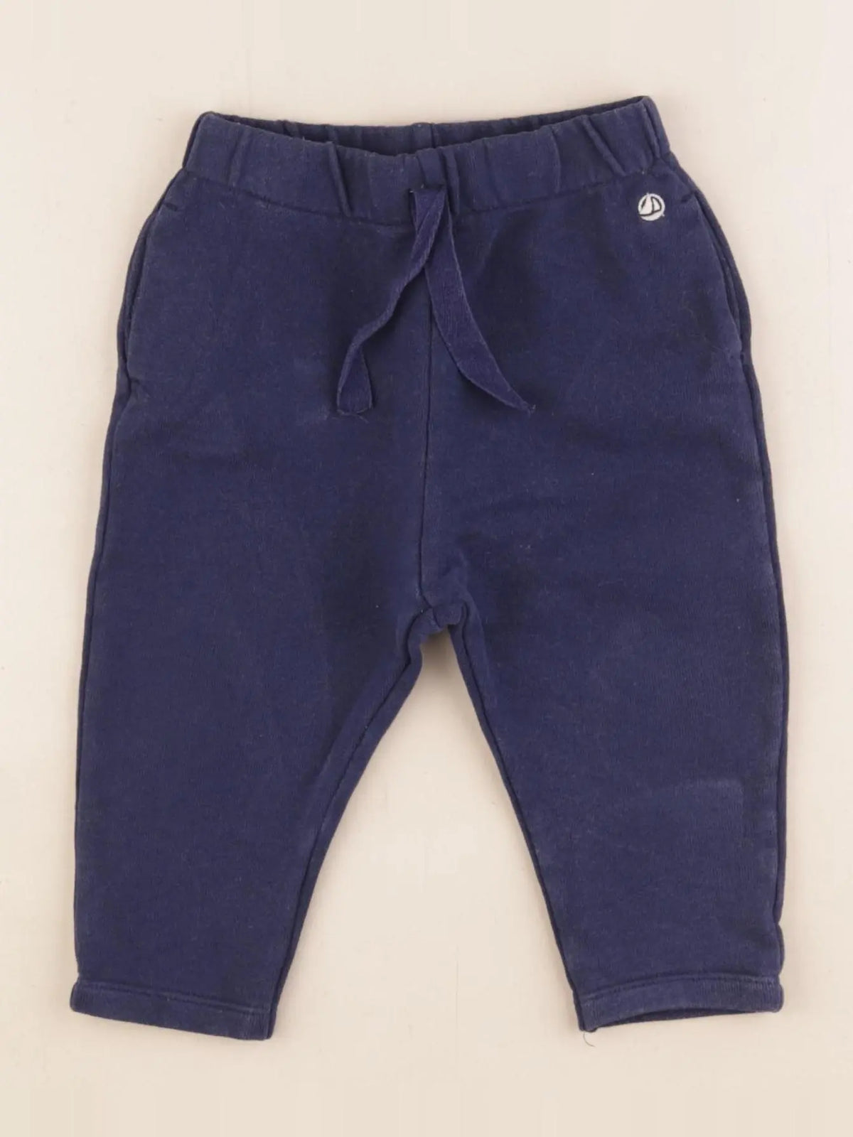 Petit Bateau - jogging bleu - 12 mois