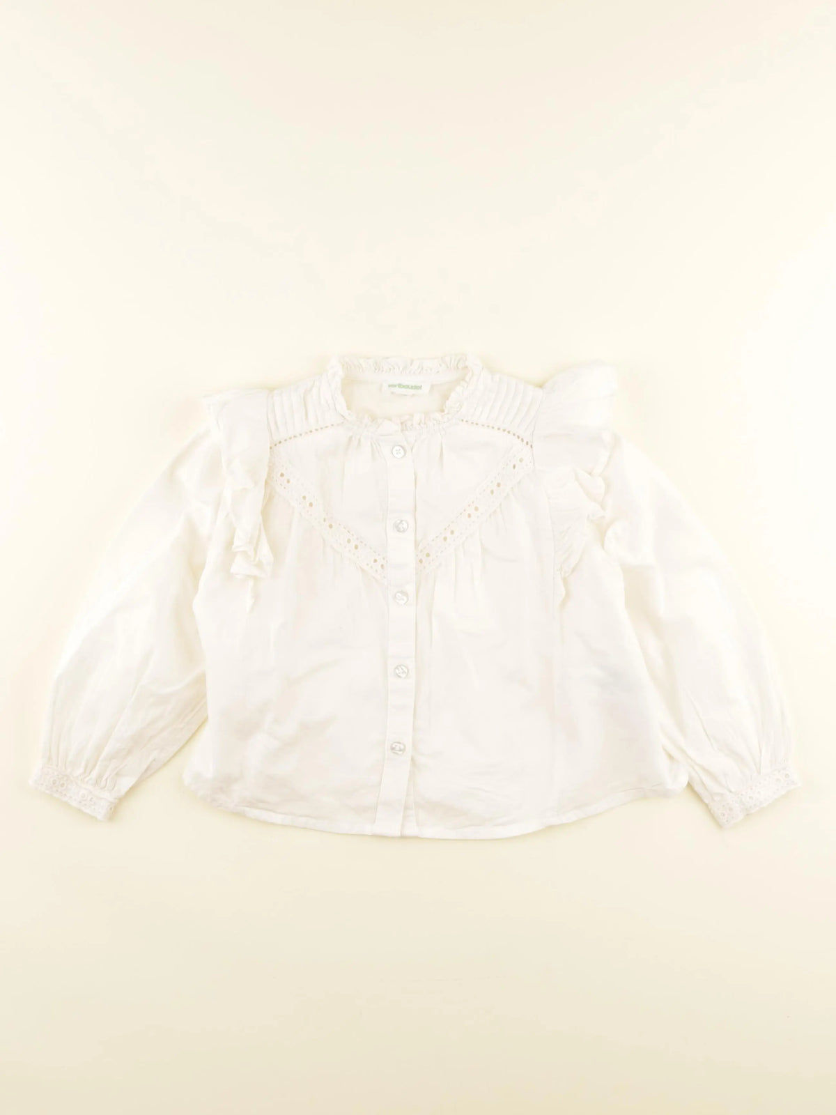 Vertbaudet - blouse beige - 4 ans