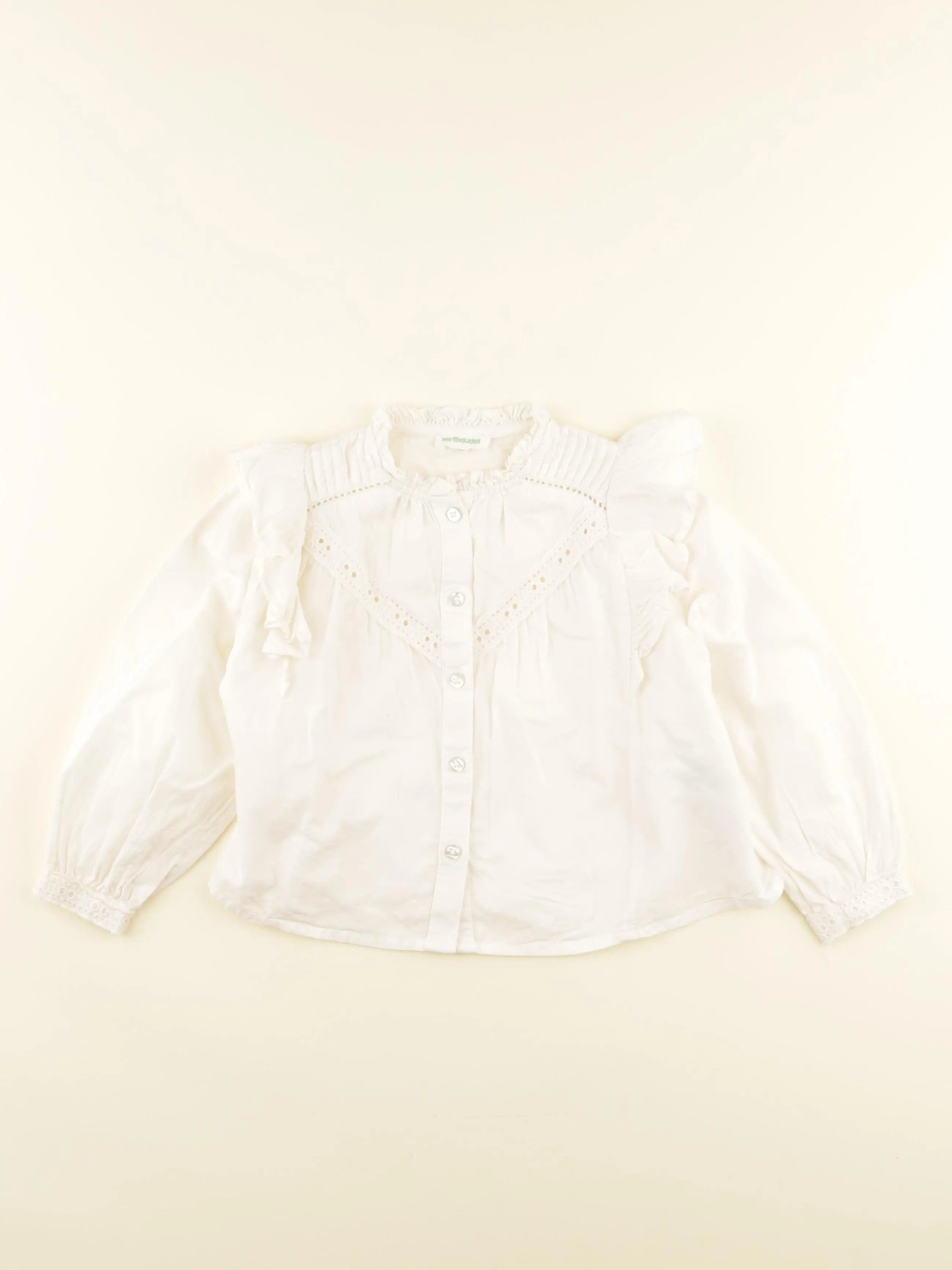 Vertbaudet - blouse beige - 4 ans