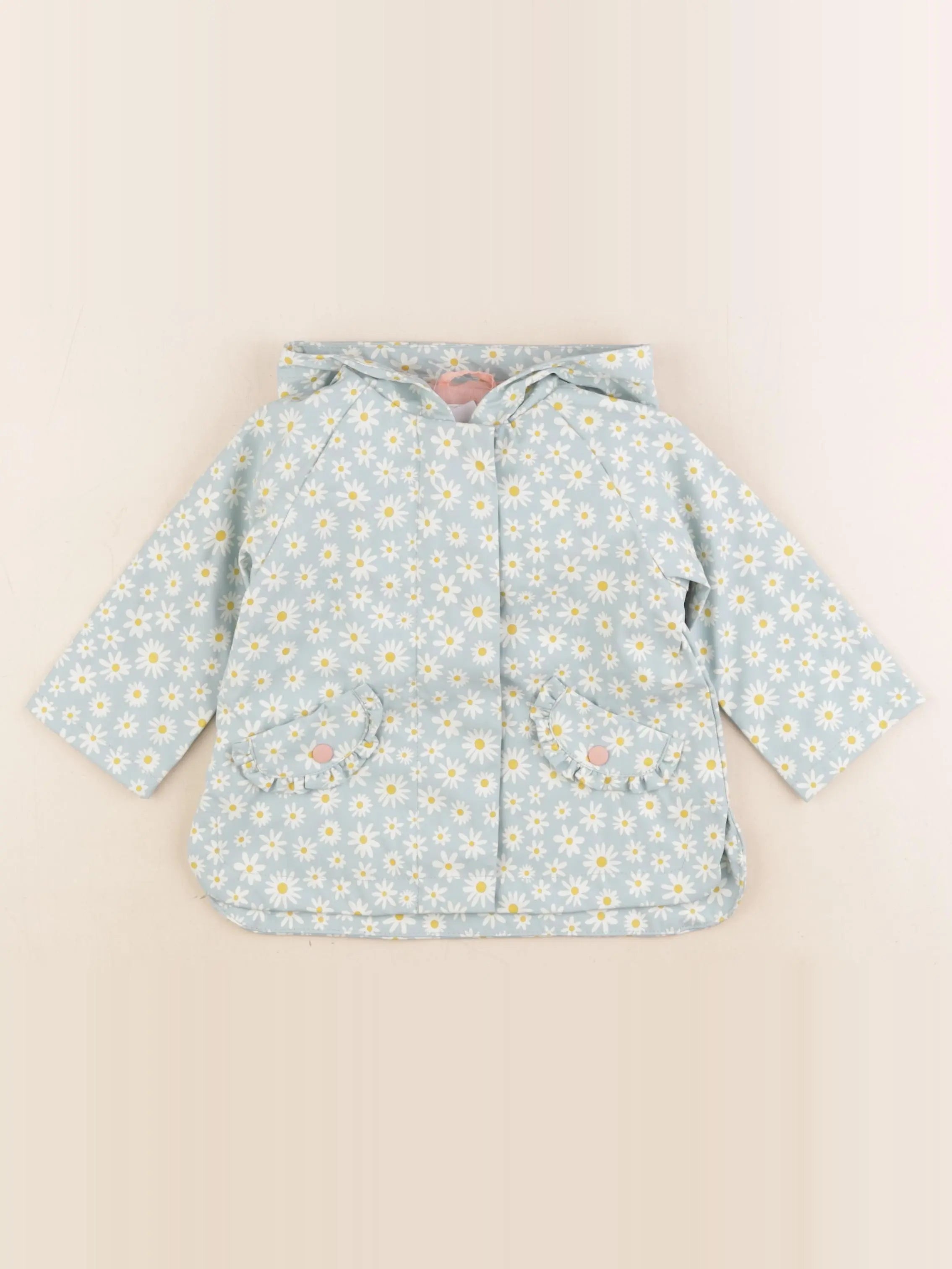 Vertbaudet - imperméable bleu - 12 mois
