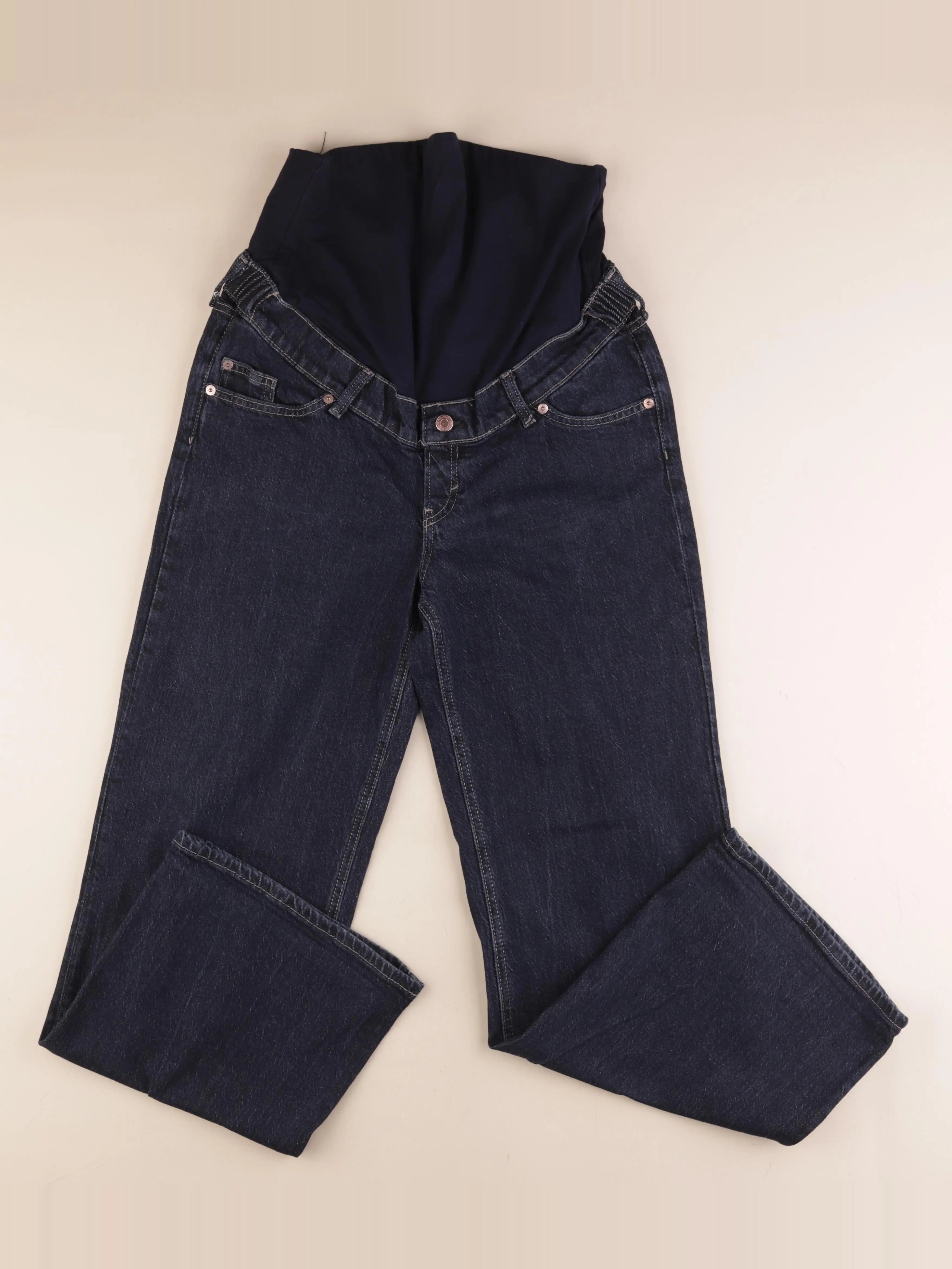 H&M - jean grossesse bleu - m
